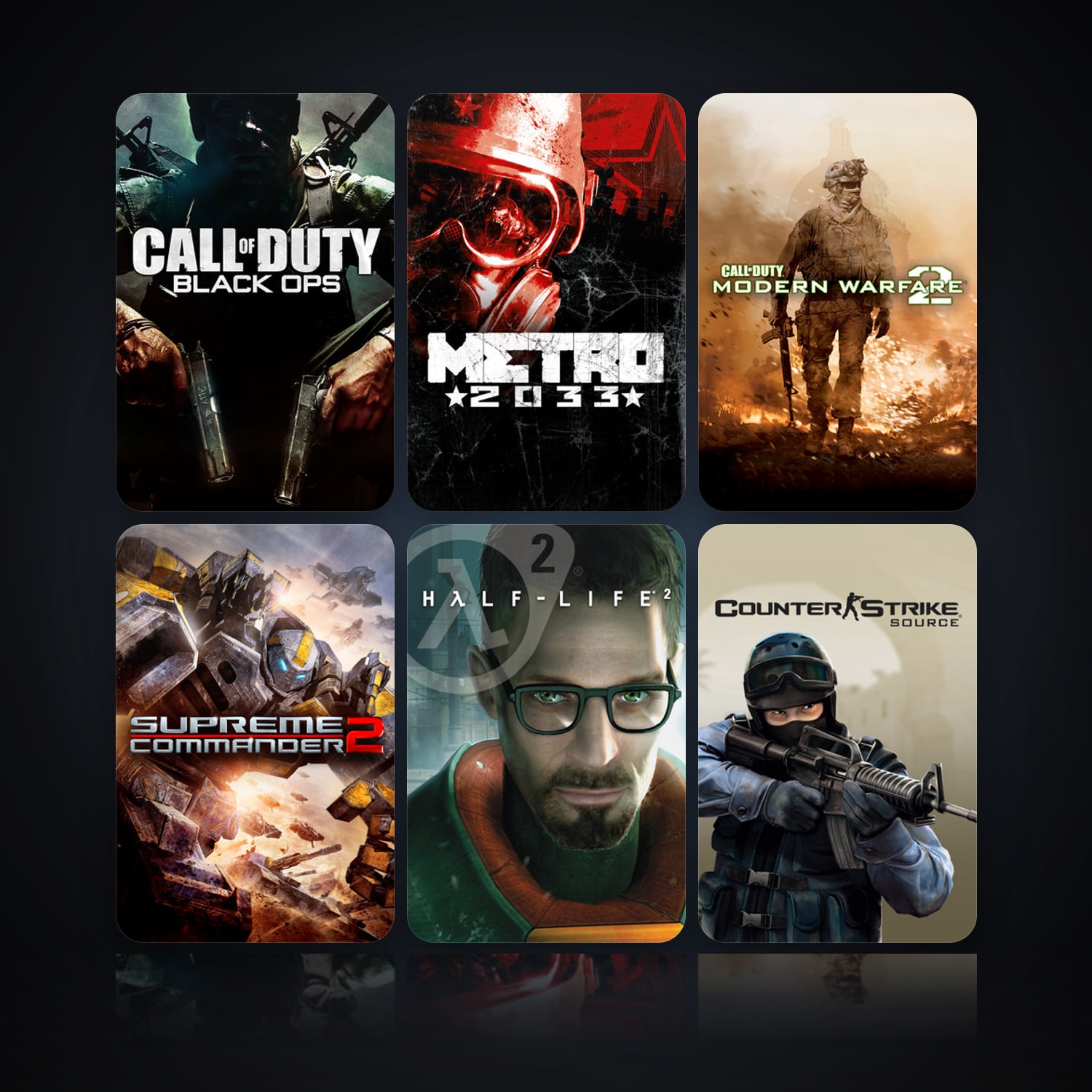 Call of Duty: Black Ops & Metro 2033 | Level 11 | 18 Games | Clean — HabibiAccounts