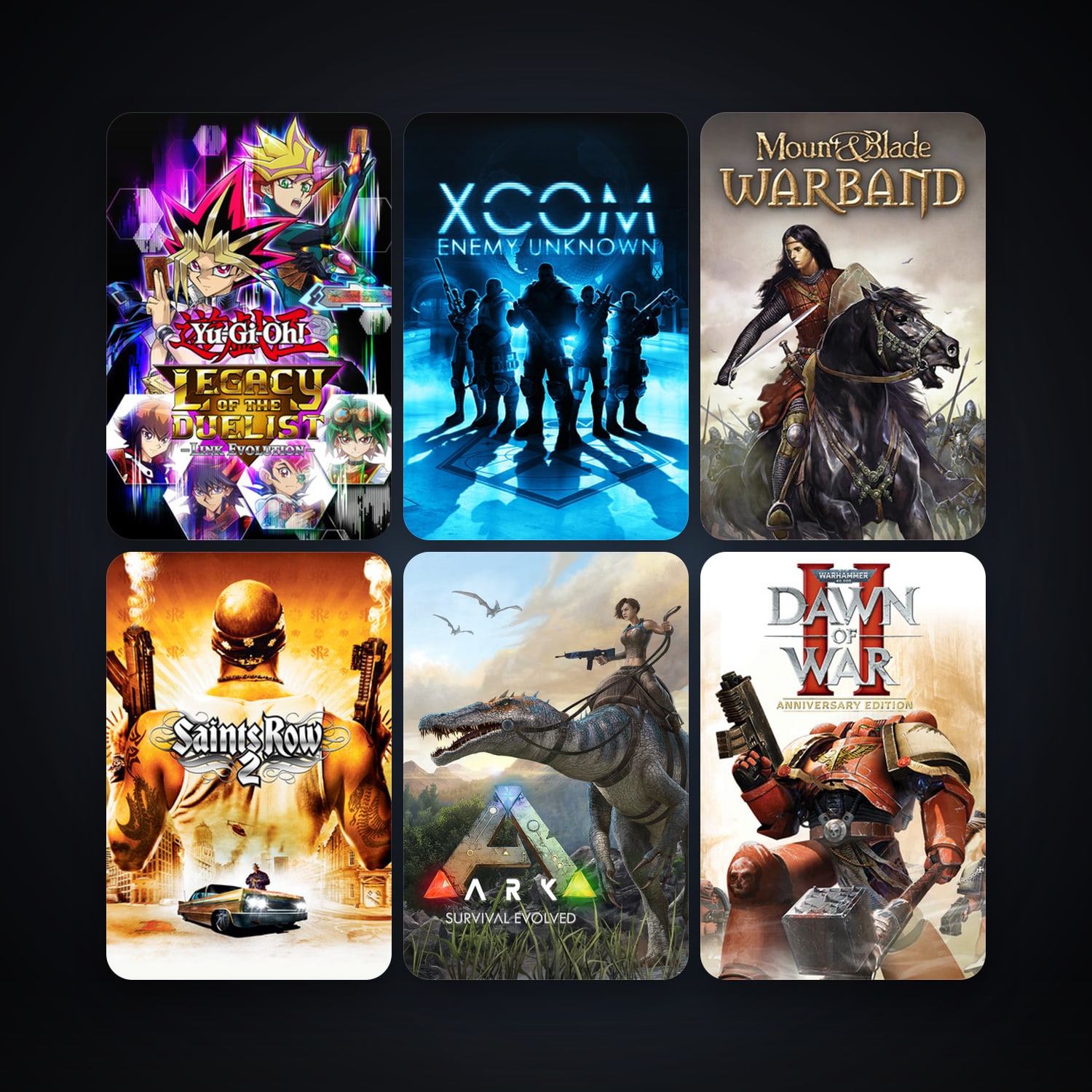 Saints Row 2 + Warhammer 40,000: Dawn of War II, 39 games, Steam 10, clean — HabibiAccounts