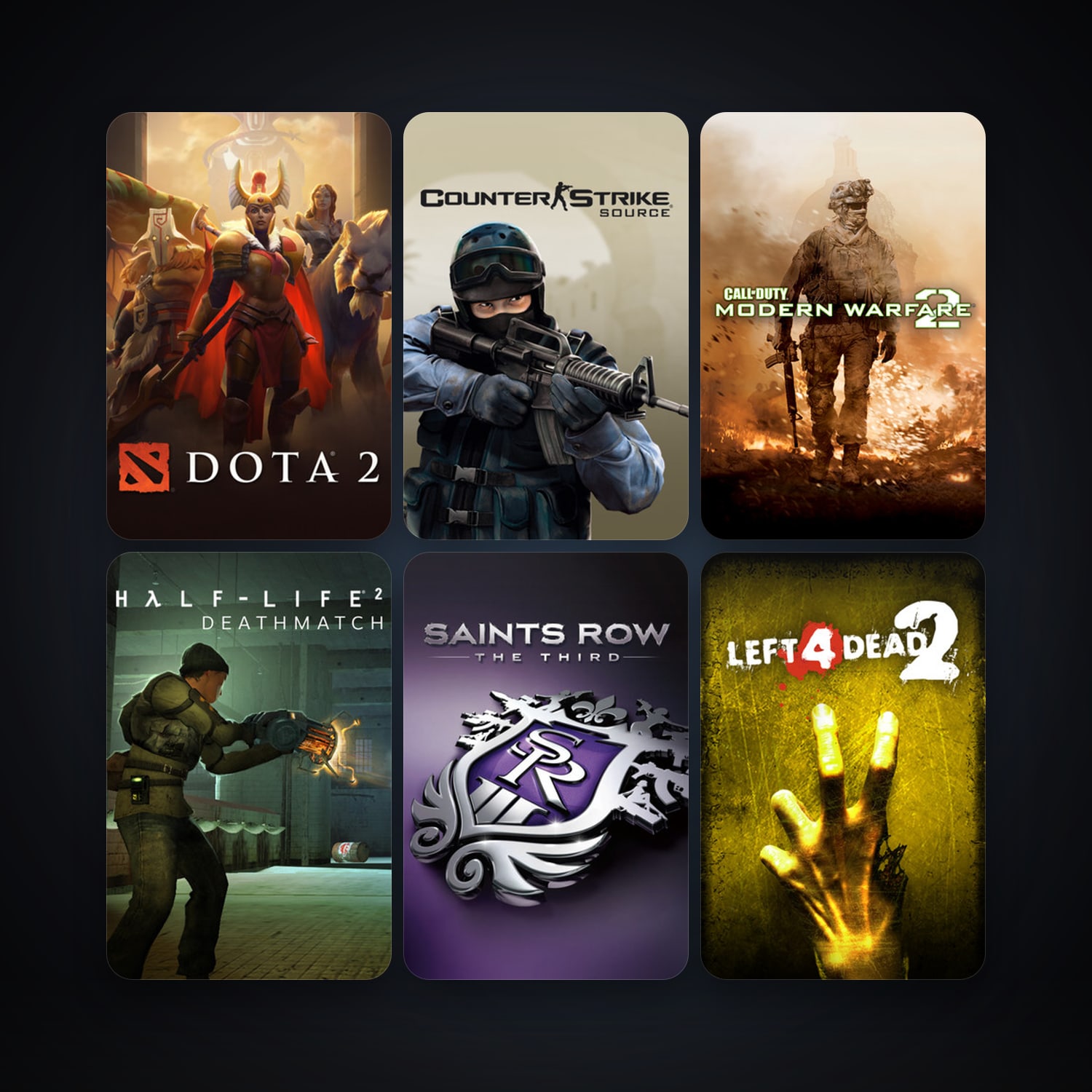 Counter-Strike: Source + Half-Life 2: Deathmatch, 15 games, clean — HabibiAccounts