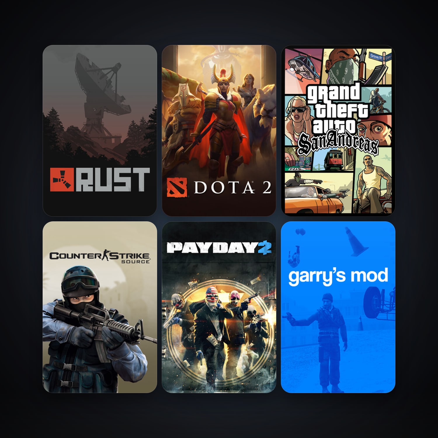 Counter-Strike: Source + Dota 2, 129 games, Steam 28, clean — HabibiAccounts