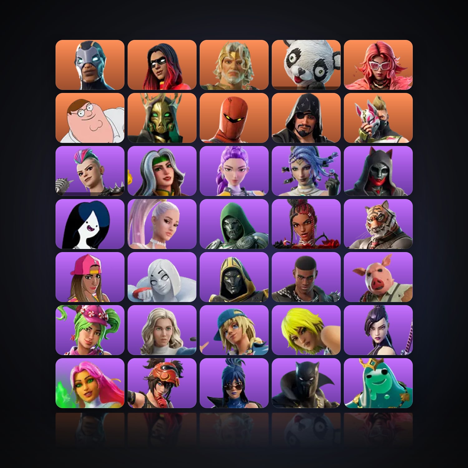Fortnite | 74 Skins | 750 V-Bucks | Level 827 | 100 Wins — HabibiAccounts
