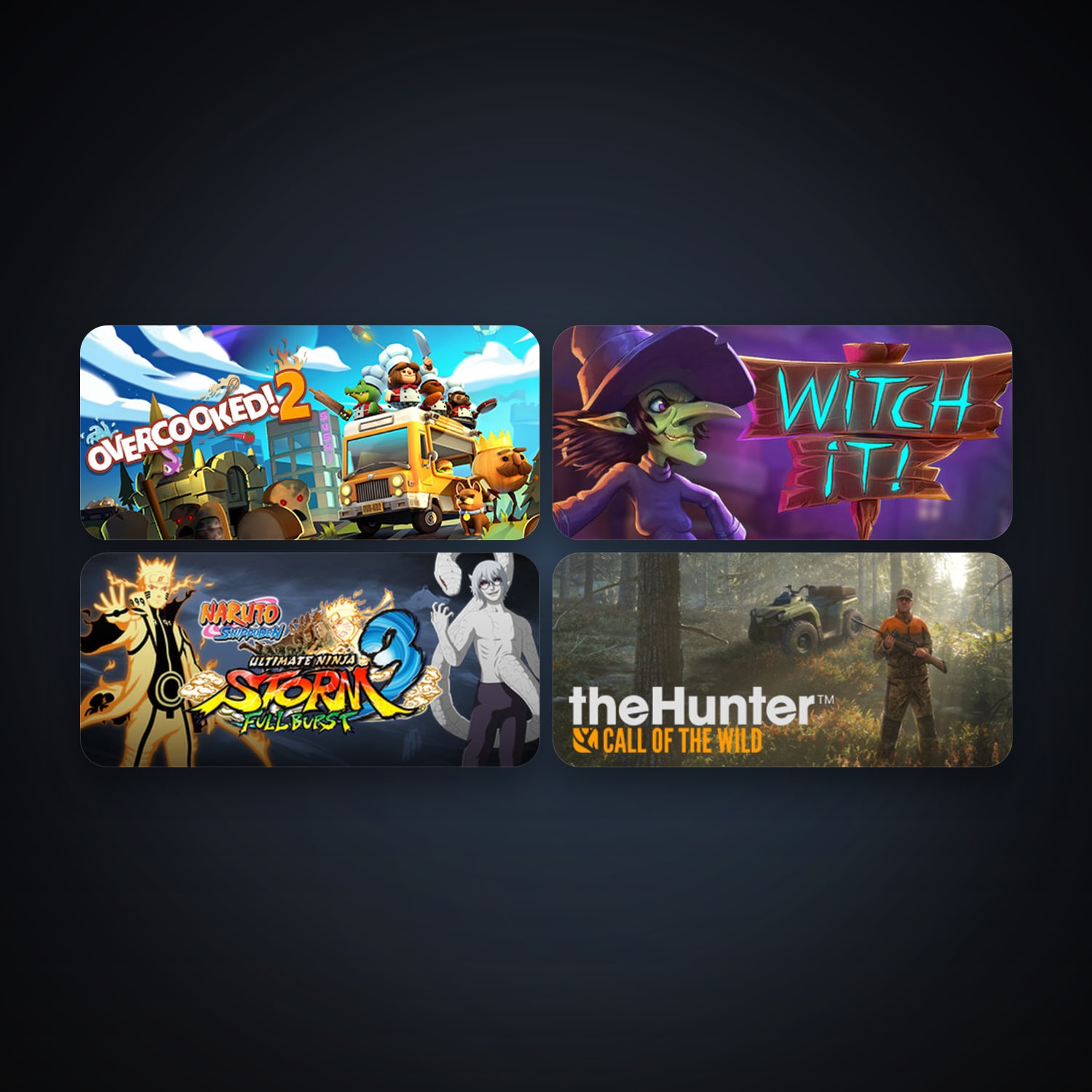 NARUTO SHIPPUDEN: Ultimate Ninja STORM 3 Full Burst HD + theHunter: Call of the Wild, 8 games, clean — HabibiAccounts