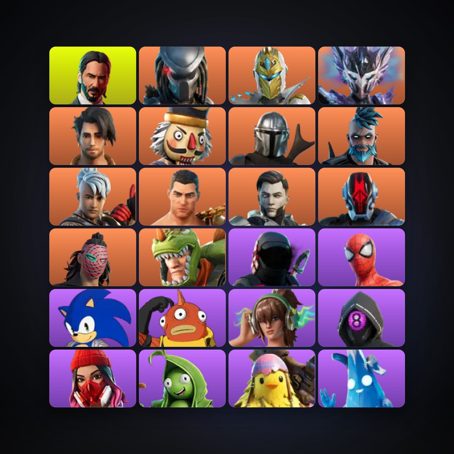 Fortnite | 134 Skins | Level 1793 | 190 Wins — HabibiAccounts