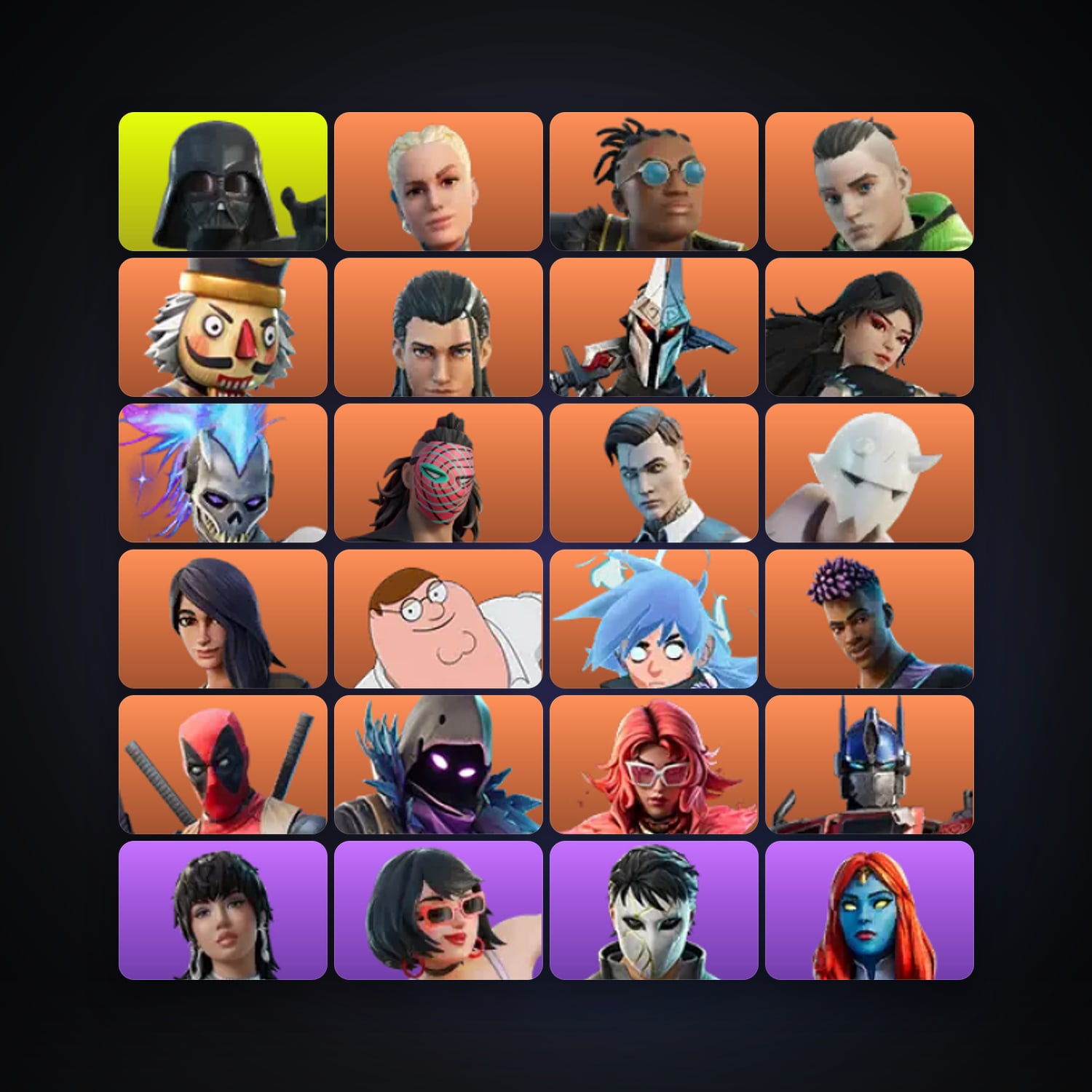 Fortnite | 181 Skins | 400 V-Bucks | Level 4669 | 596 Wins — HabibiAccounts