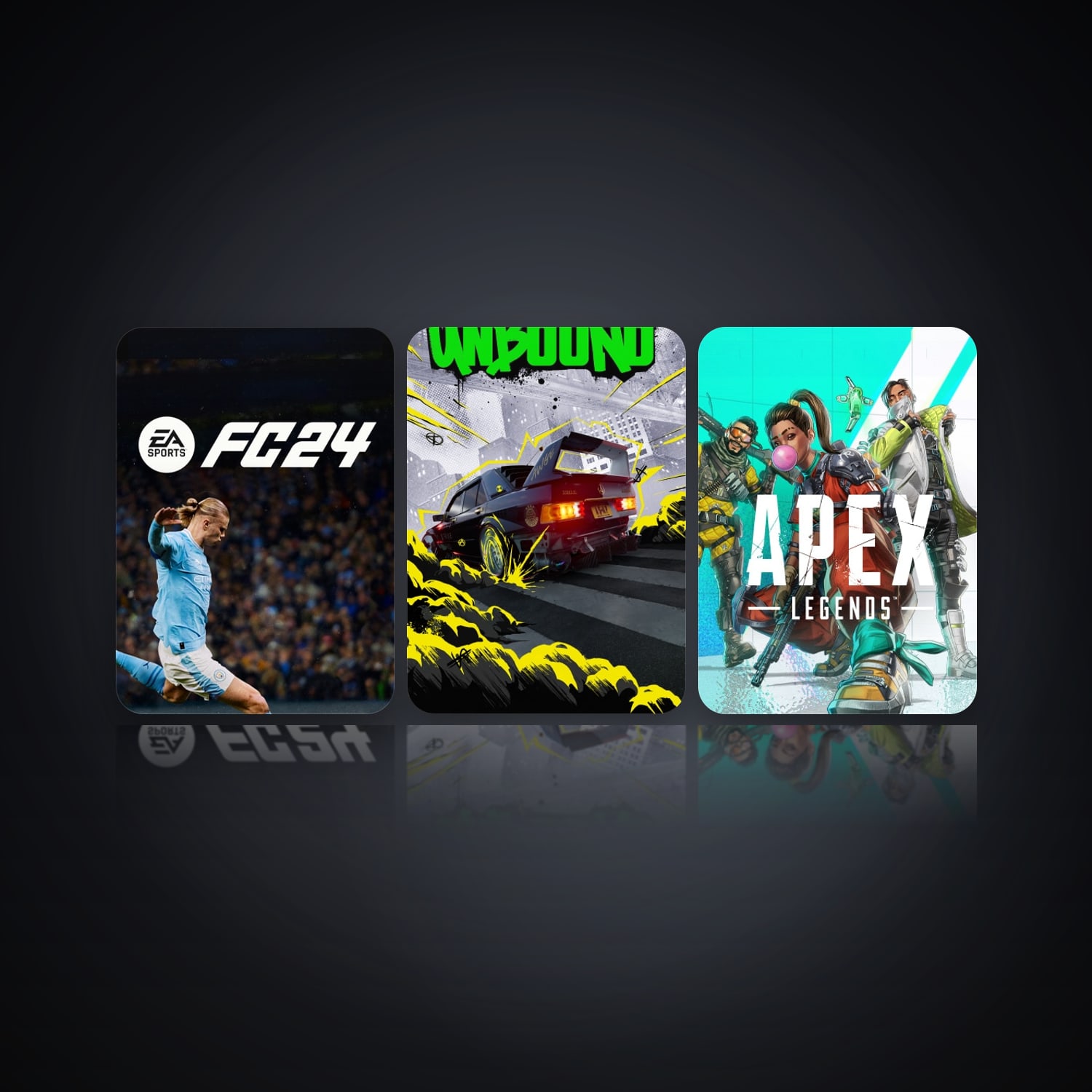 EA SPORTS FC24 & Need for Speed Unbound | 3 Games | Apex Lvl 4 — HabibiAccounts