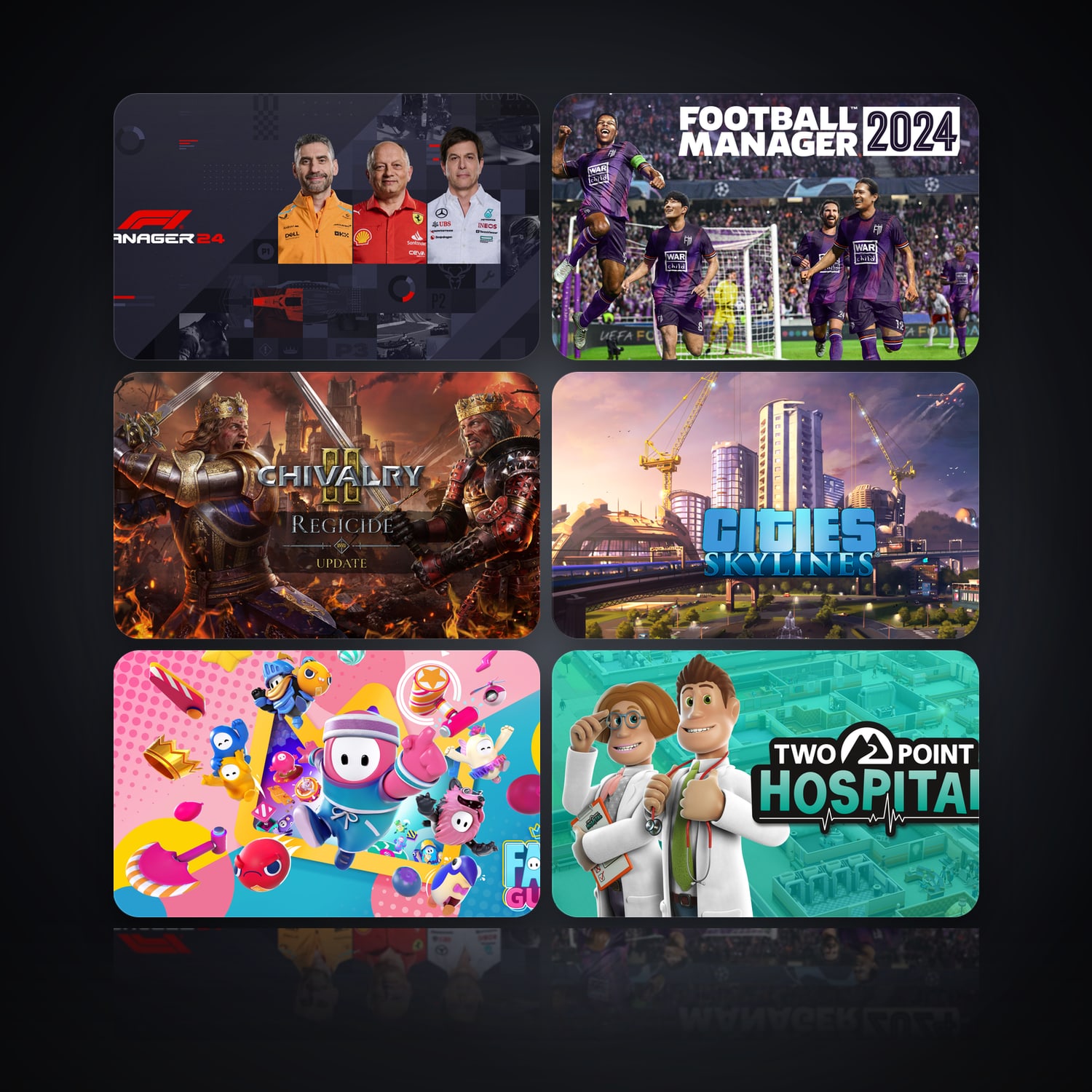 F1 Manager 2024 & Football Manager 2024 | 63 Games — HabibiAccounts