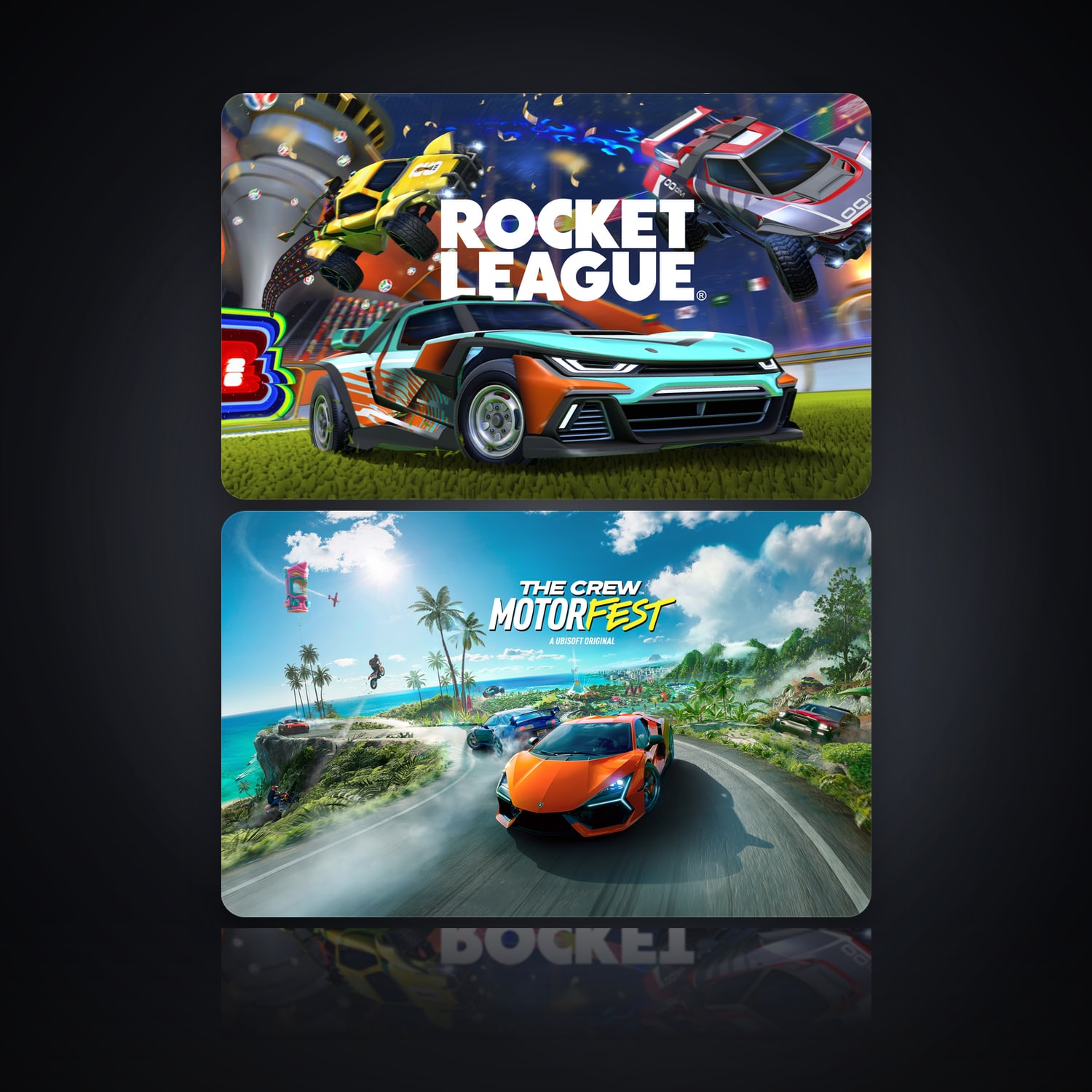 هالحساب إبك فيه Rocket League وThe Crew Motorfest Trial، PK — HabibiAccounts