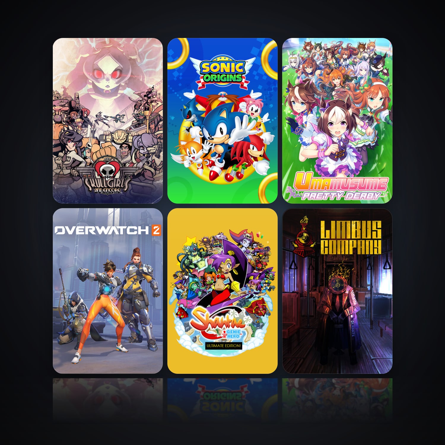 Skullgirls & Sonic Origins | 20 Games | Clean — HabibiAccounts
