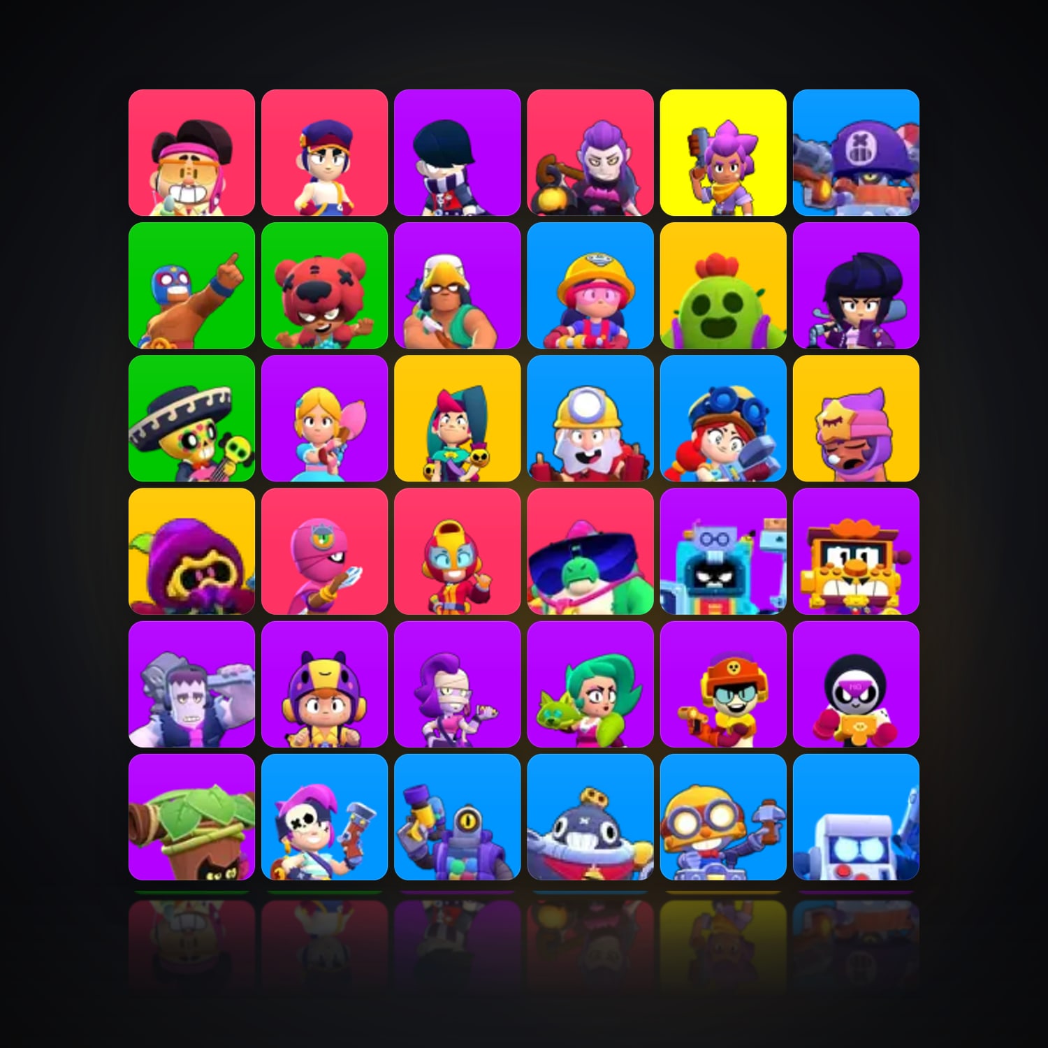 42 Brawlers | 5K Trophies — HabibiAccounts