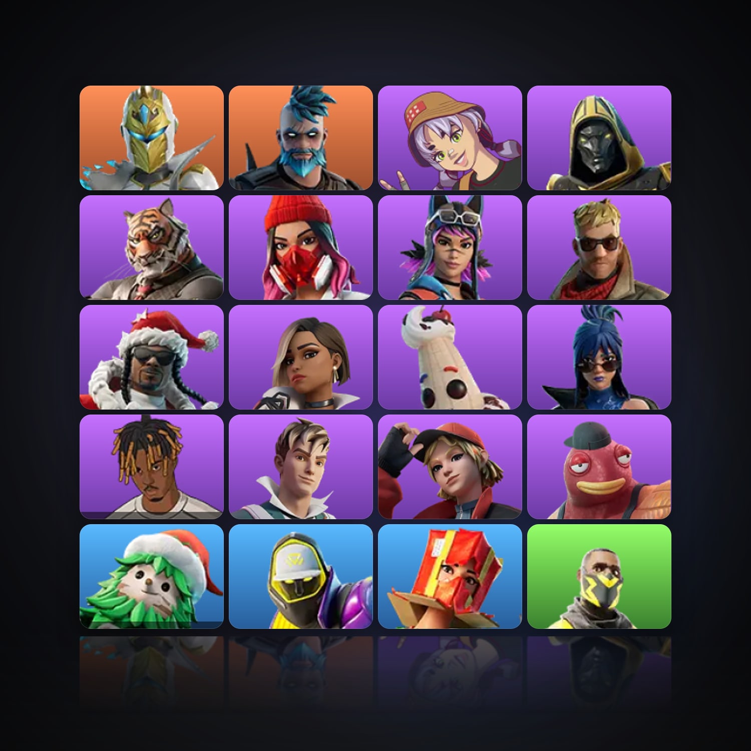 Fortnite | 21 Skins | 1K V-Bucks | Level 557 | 43 Wins — HabibiAccounts