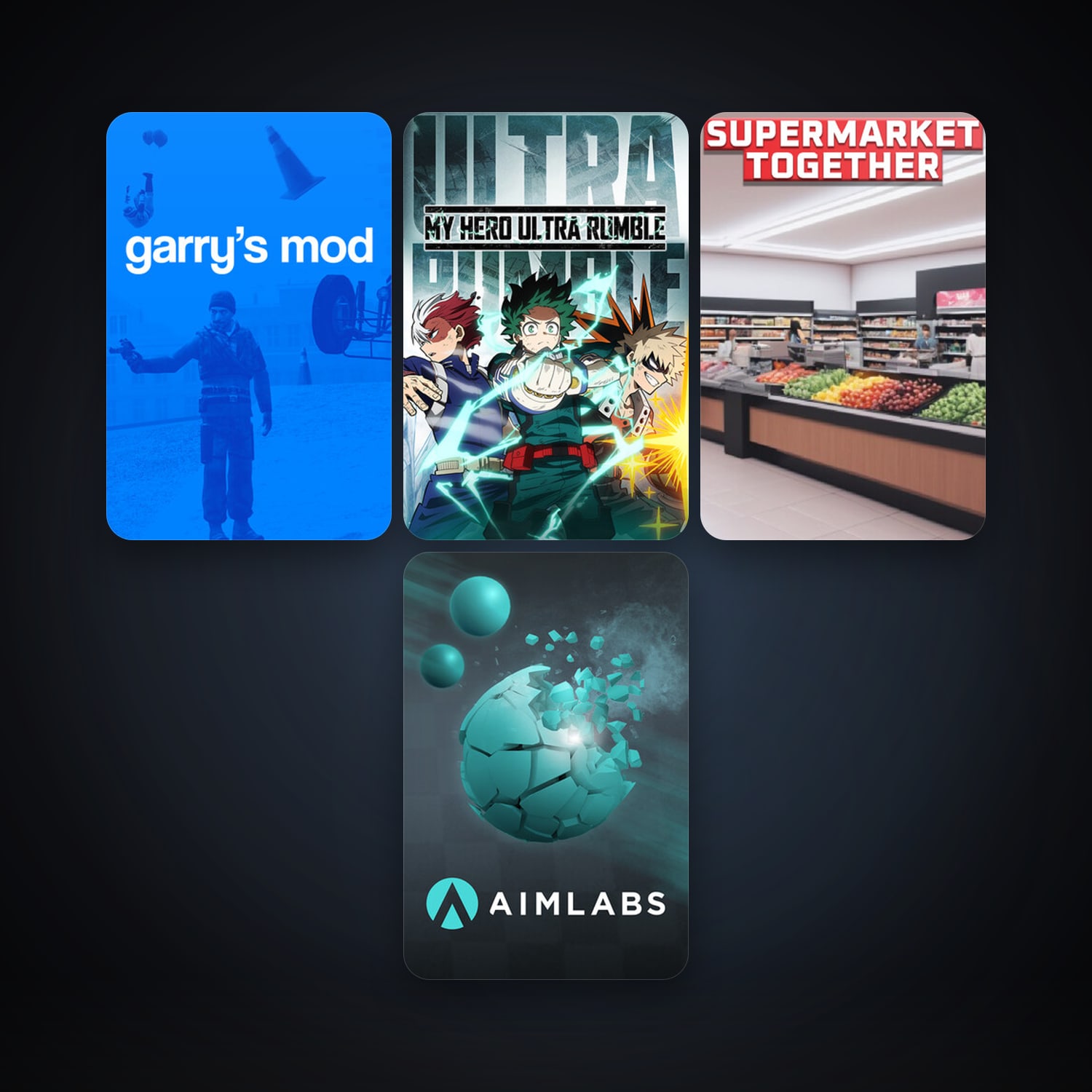 Garry's Mod + Aimlabs, 8 games, clean — HabibiAccounts