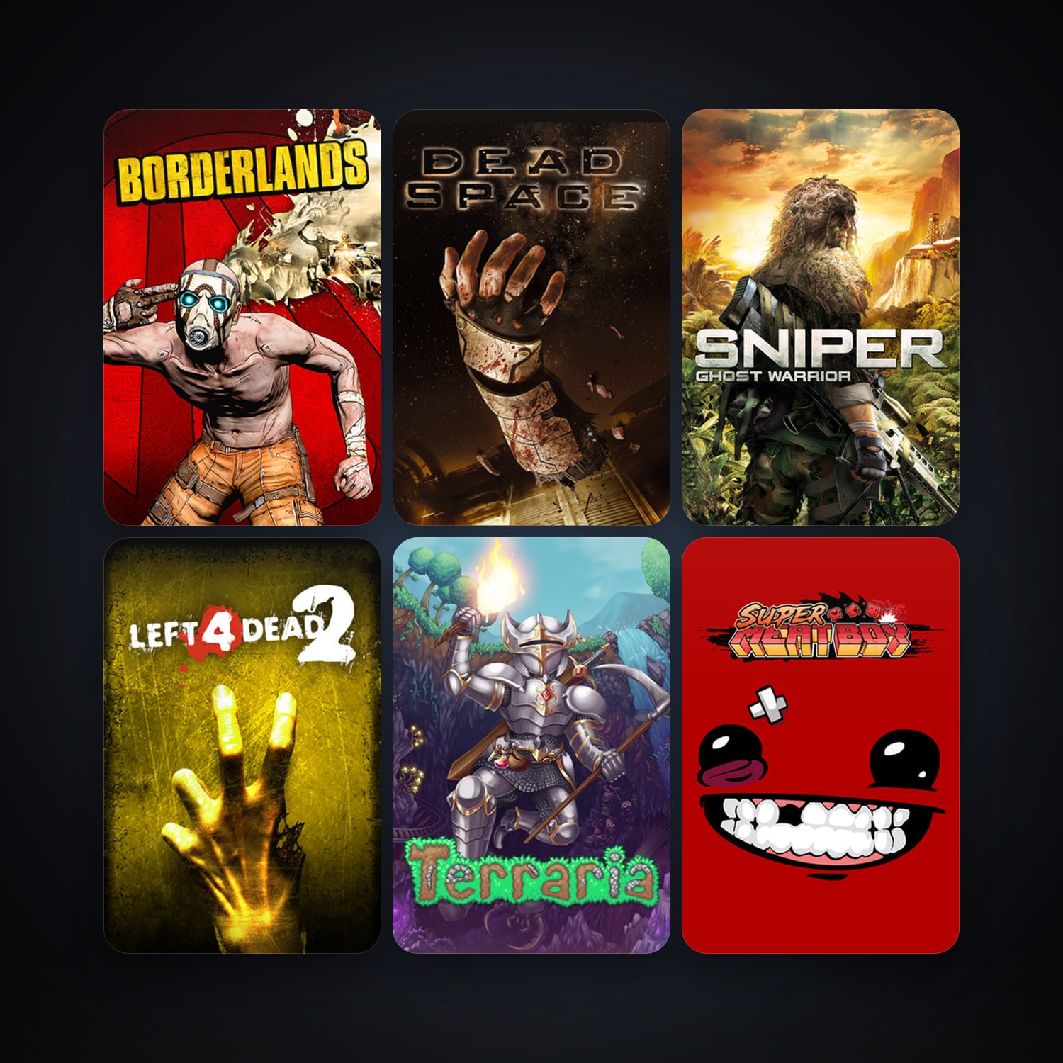 Left 4 Dead 2 + Borderlands, 19 games, clean — HabibiAccounts