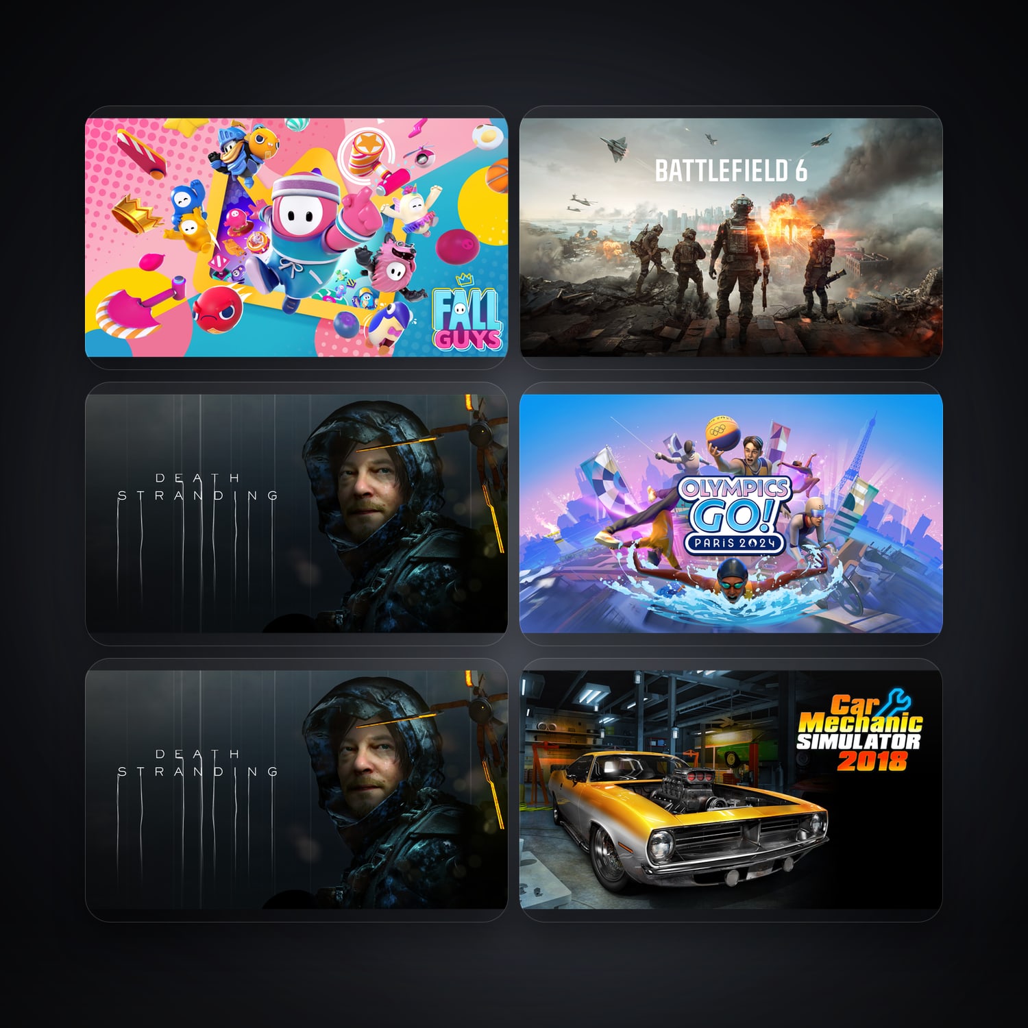 Epic Fall Guys + Battlefield 6 — PL — 6 games — HabibiAccounts