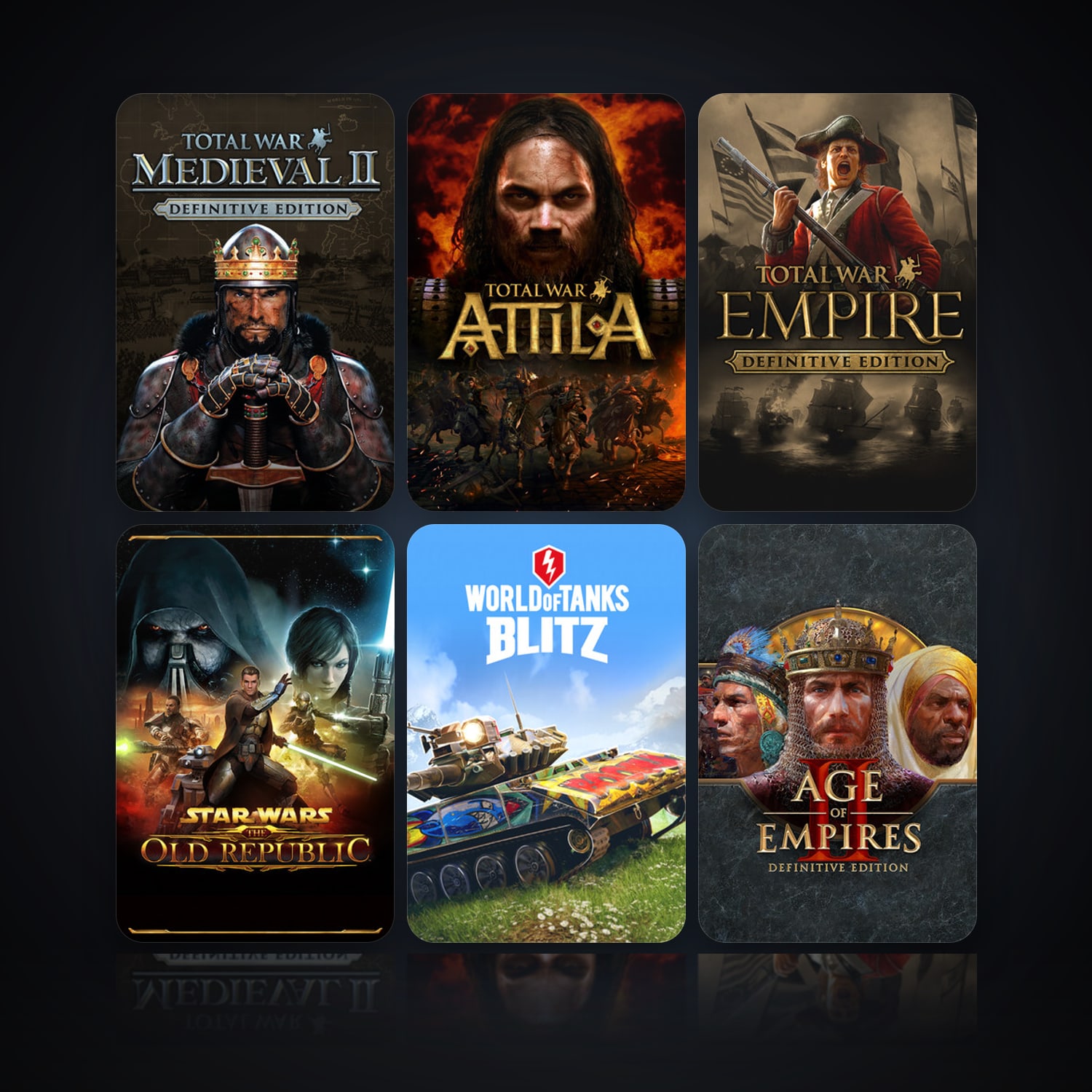 Medieval II: Total War & Total War: ATTILA | 10 Games | Clean — HabibiAccounts