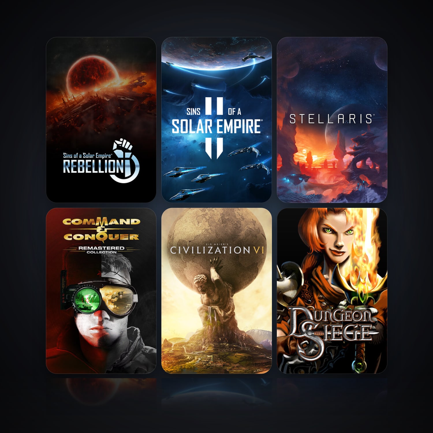 Sins of a Solar Empire: Rebellion & Sins of a Solar Empire II | 12 Games | Clean — HabibiAccounts