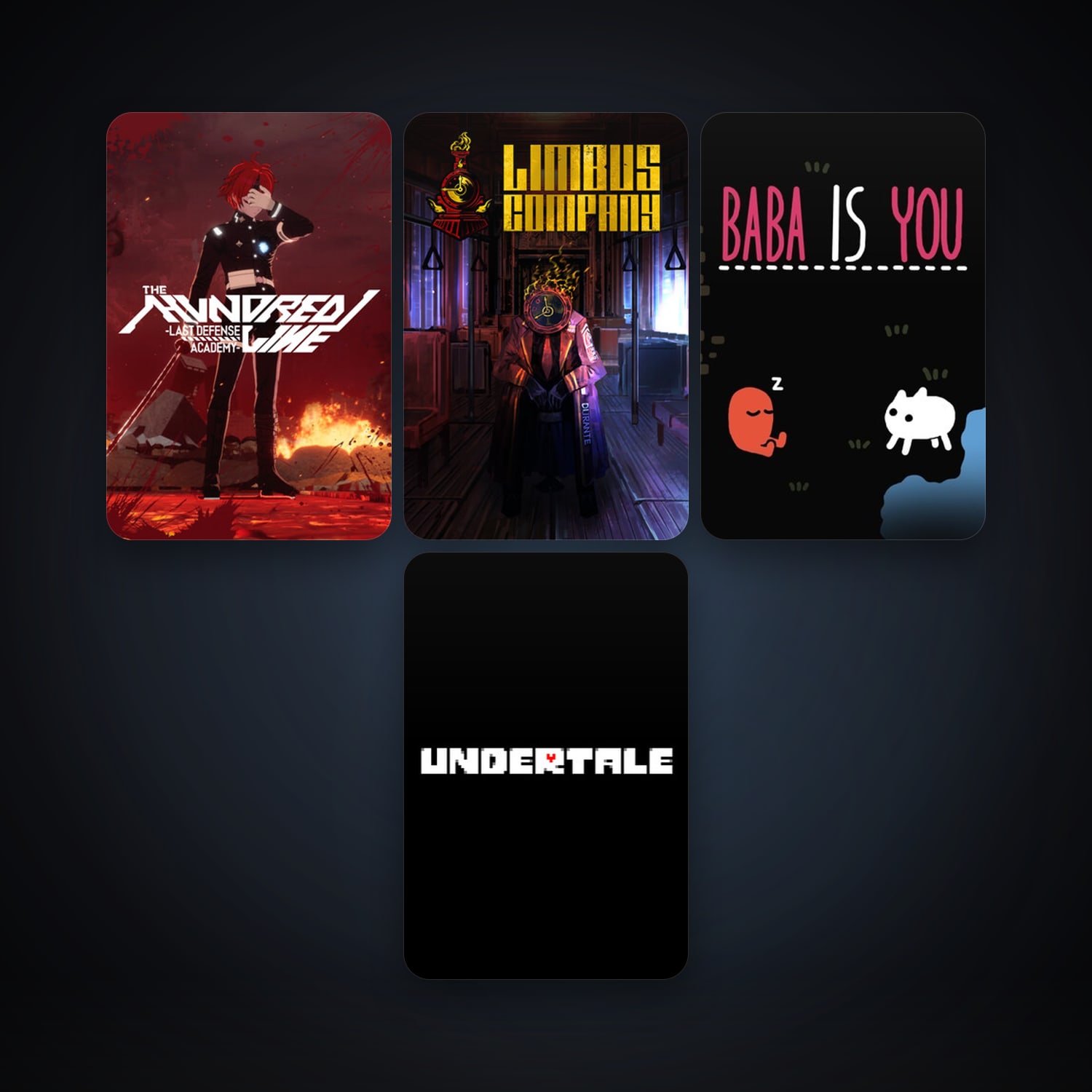 Undertale + Baba Is You, 5 games, clean — HabibiAccounts