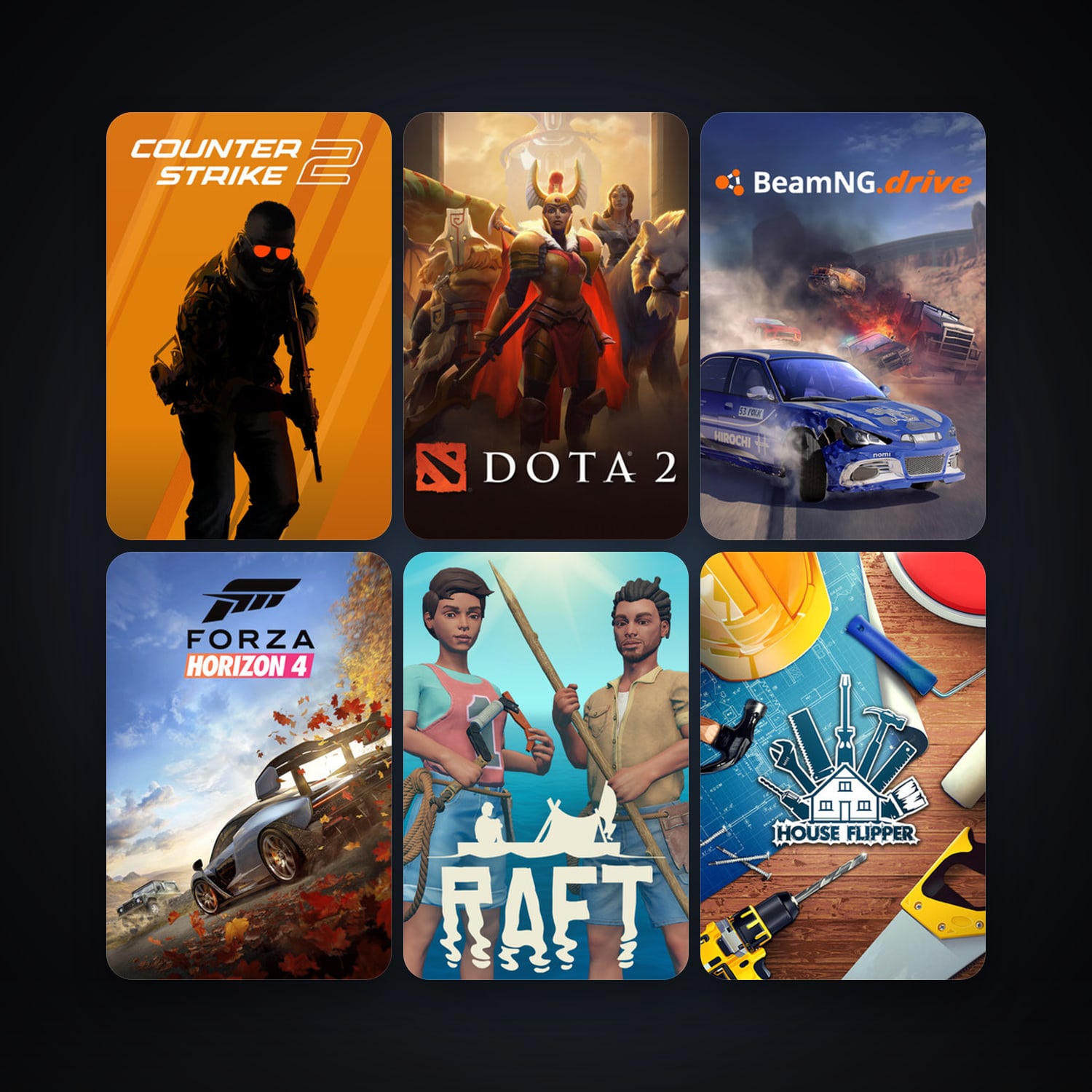 هالحساب ستيم فلين، Dota 2 وCS2 Prime، 12 لعبة، صامد واضح — HabibiAccounts