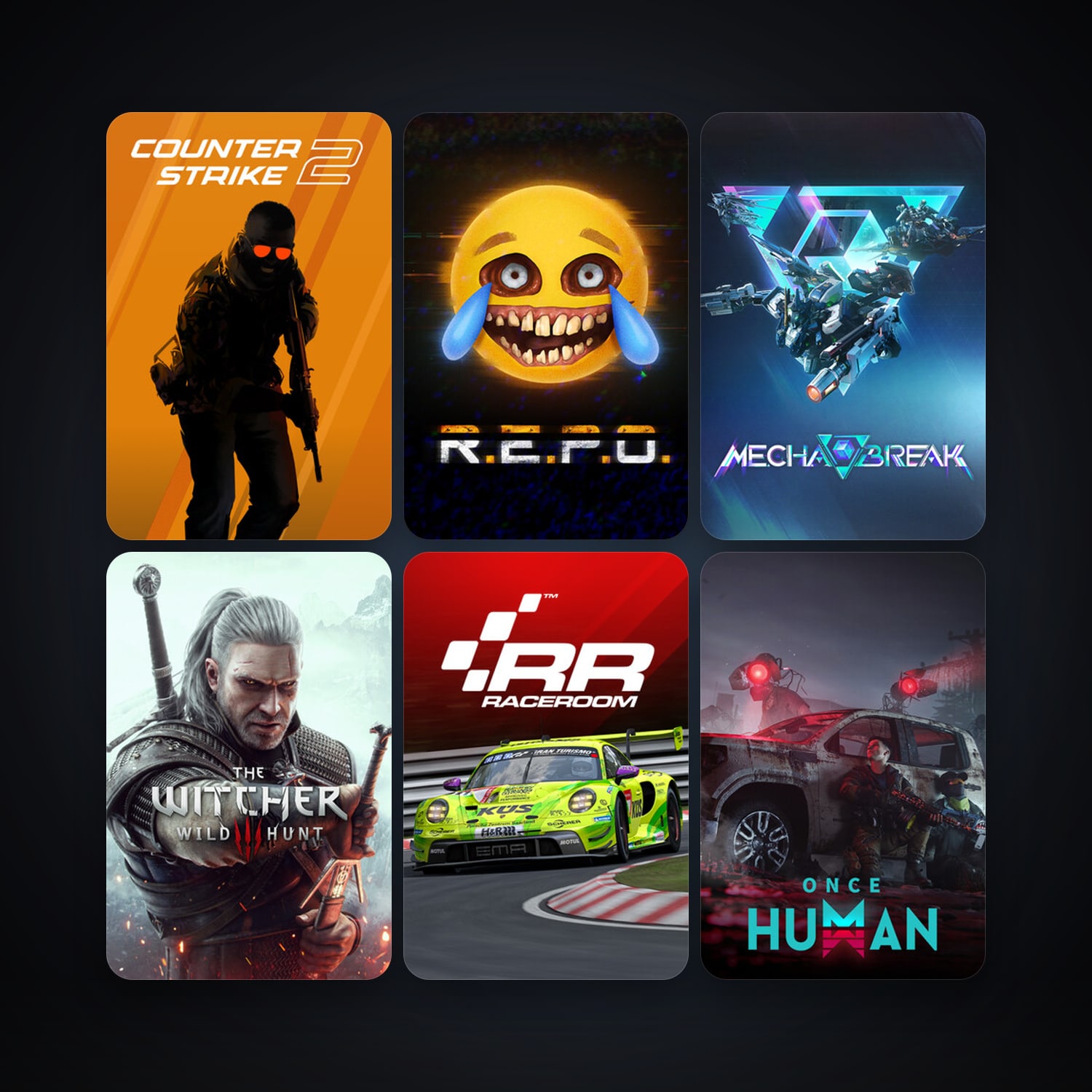 CS2 Prime + RaceRoom Racing Experience, 13 games, clean — HabibiAccounts