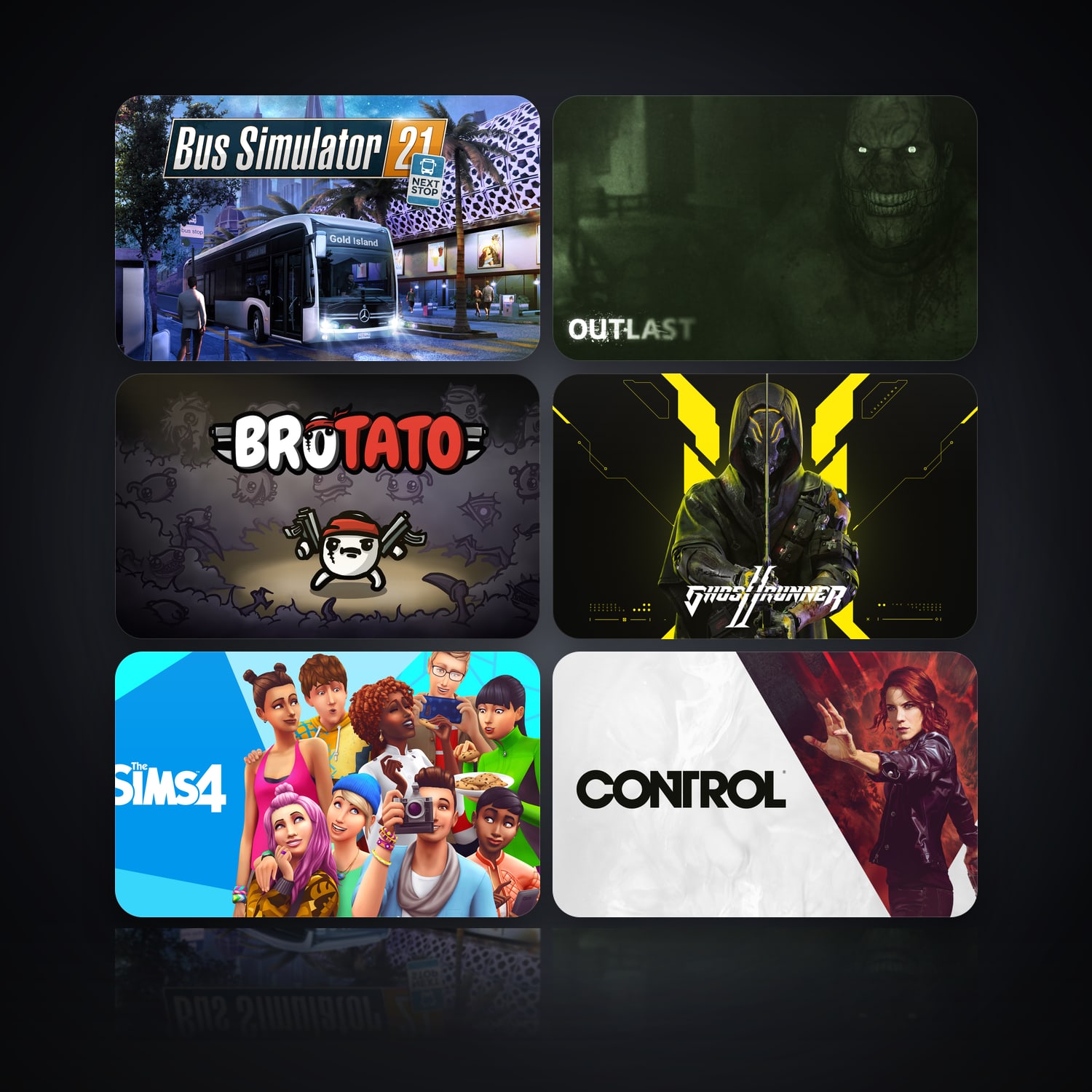 Bus Simulator 21 Next Stop & Outlast | 20 Games — HabibiAccounts