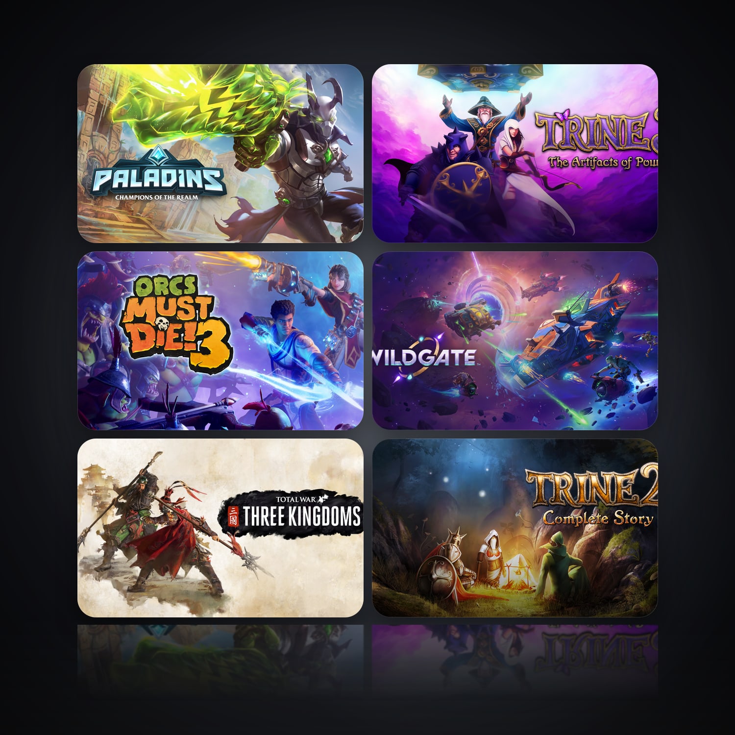 Paladins & Trine 3: The Artifacts of Power | 8 Games — HabibiAccounts