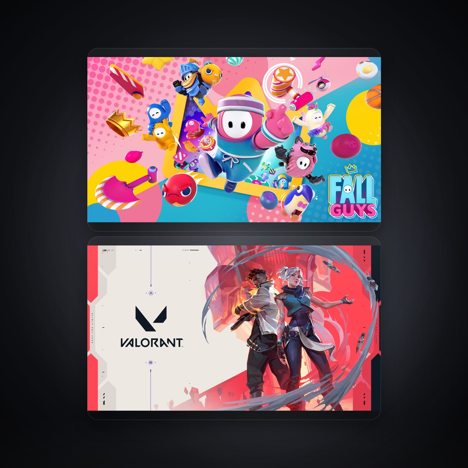 Fall Guys & VALORANT | 2 Games — HabibiAccounts