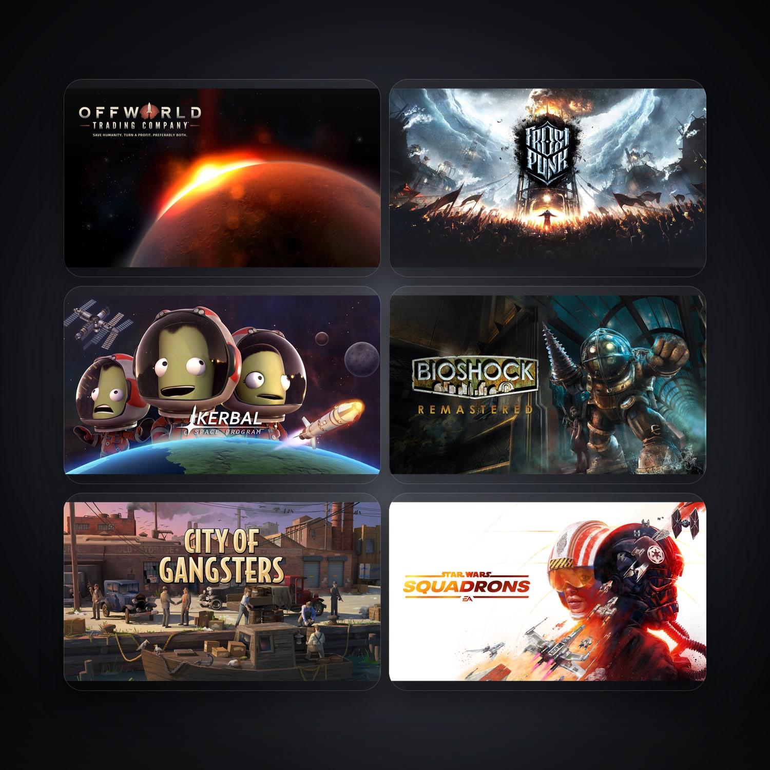 Offworld Trading Company & Frostpunk | 30 Games — HabibiAccounts