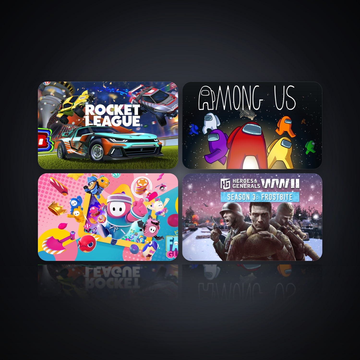 Rocket League & Among Us | 4 Games — HabibiAccounts