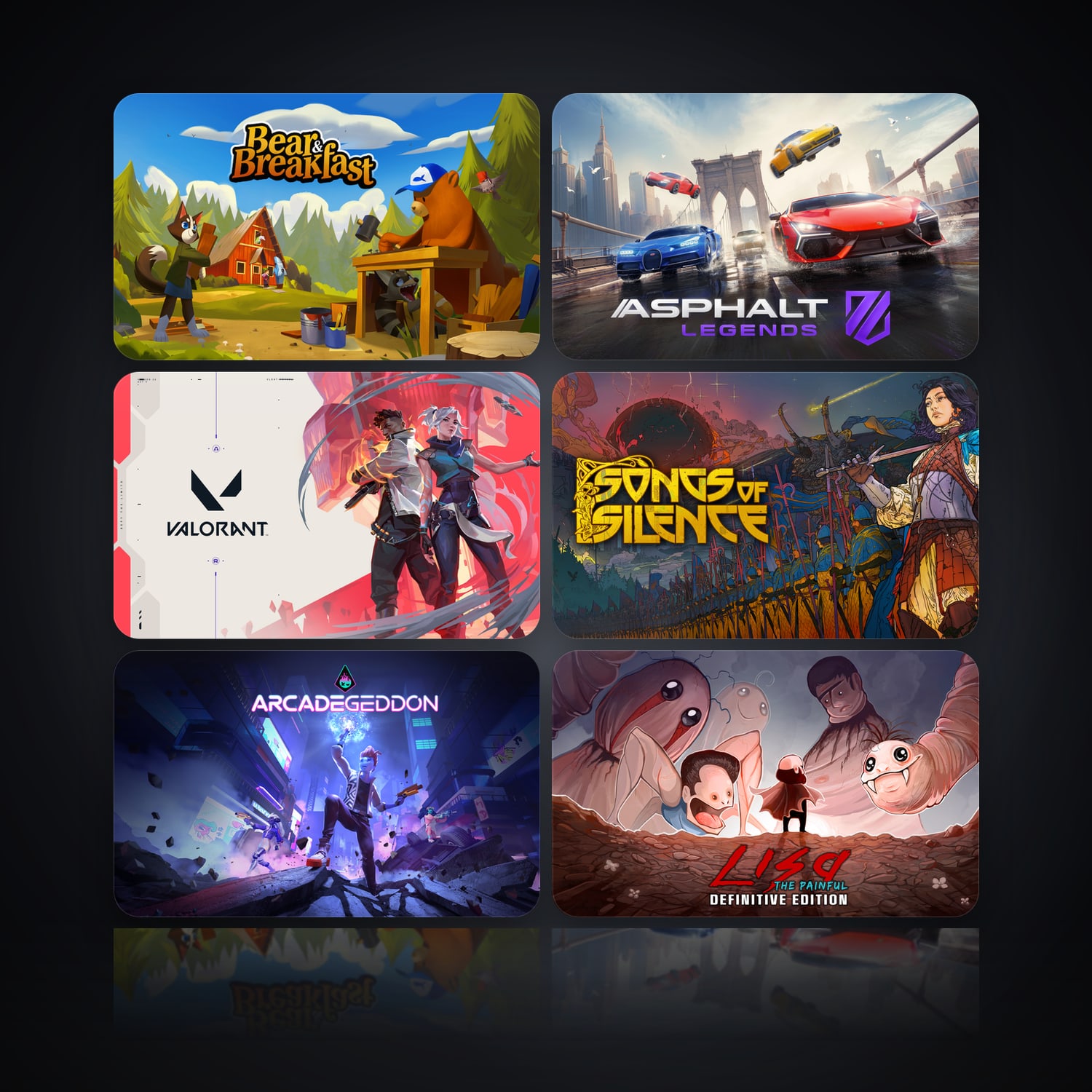 Bear and Breakfast & Asphalt Legends Unite | 122 Games — HabibiAccounts