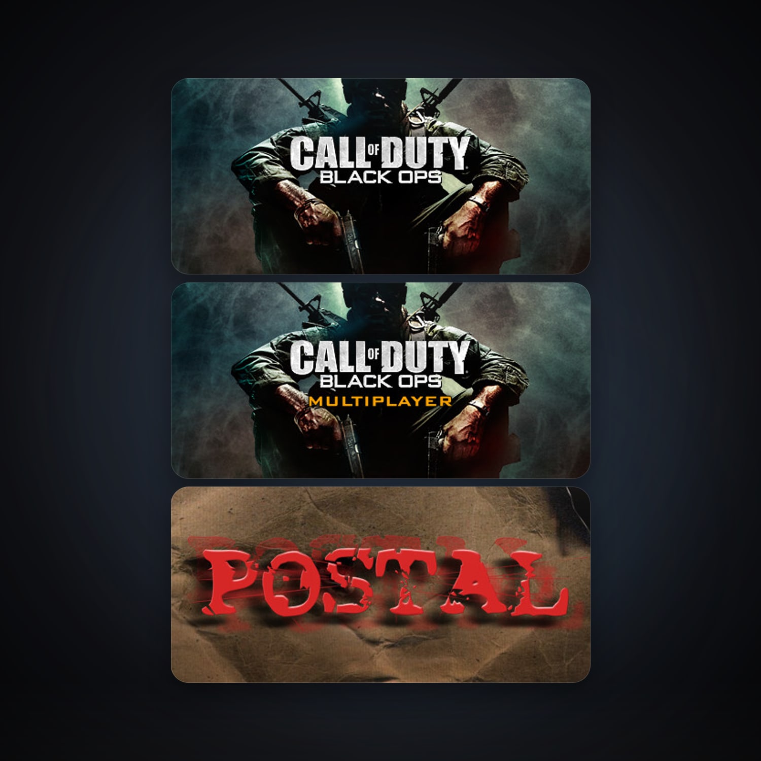 Call of Duty: Black Ops + Call of Duty: Black Ops Multiplayer, 3 games, clean — HabibiAccounts