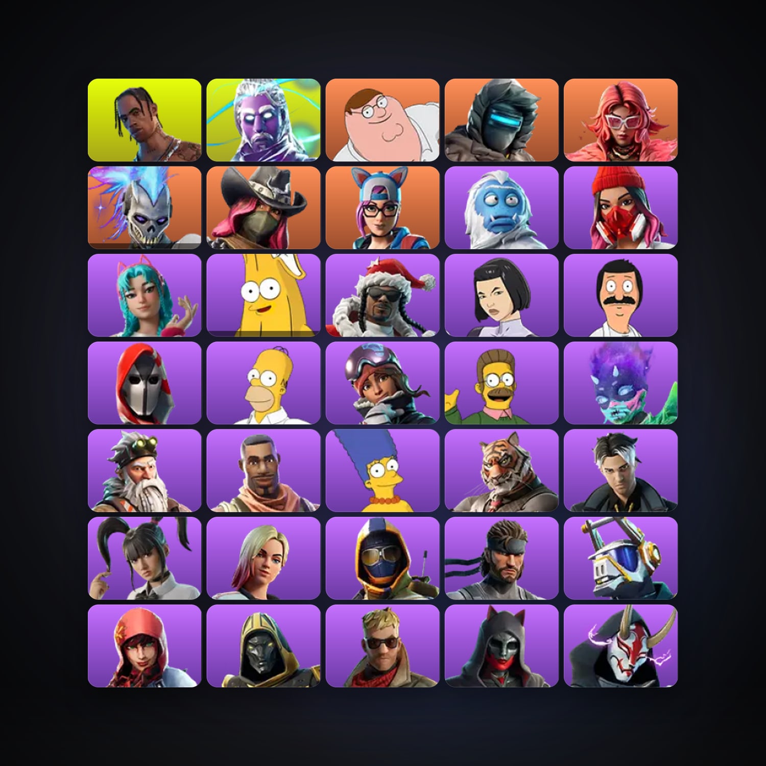Fortnite | 47 Skins | 1.1K V-Bucks | Level 1632 | 119 Wins — HabibiAccounts