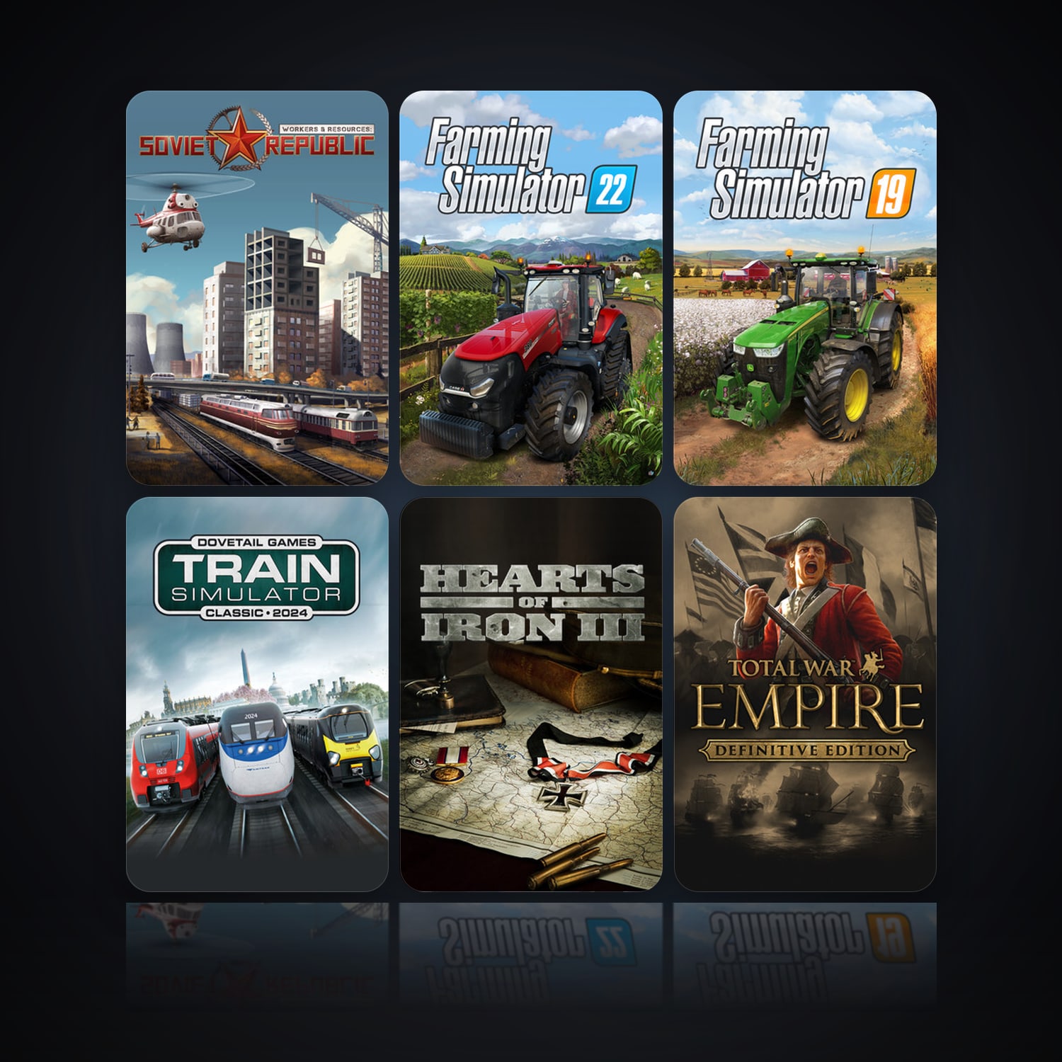 Workers & Resources: Soviet Republic & Farming Simulator 22 | Level 11 | 100 Games | Clean — HabibiAccounts