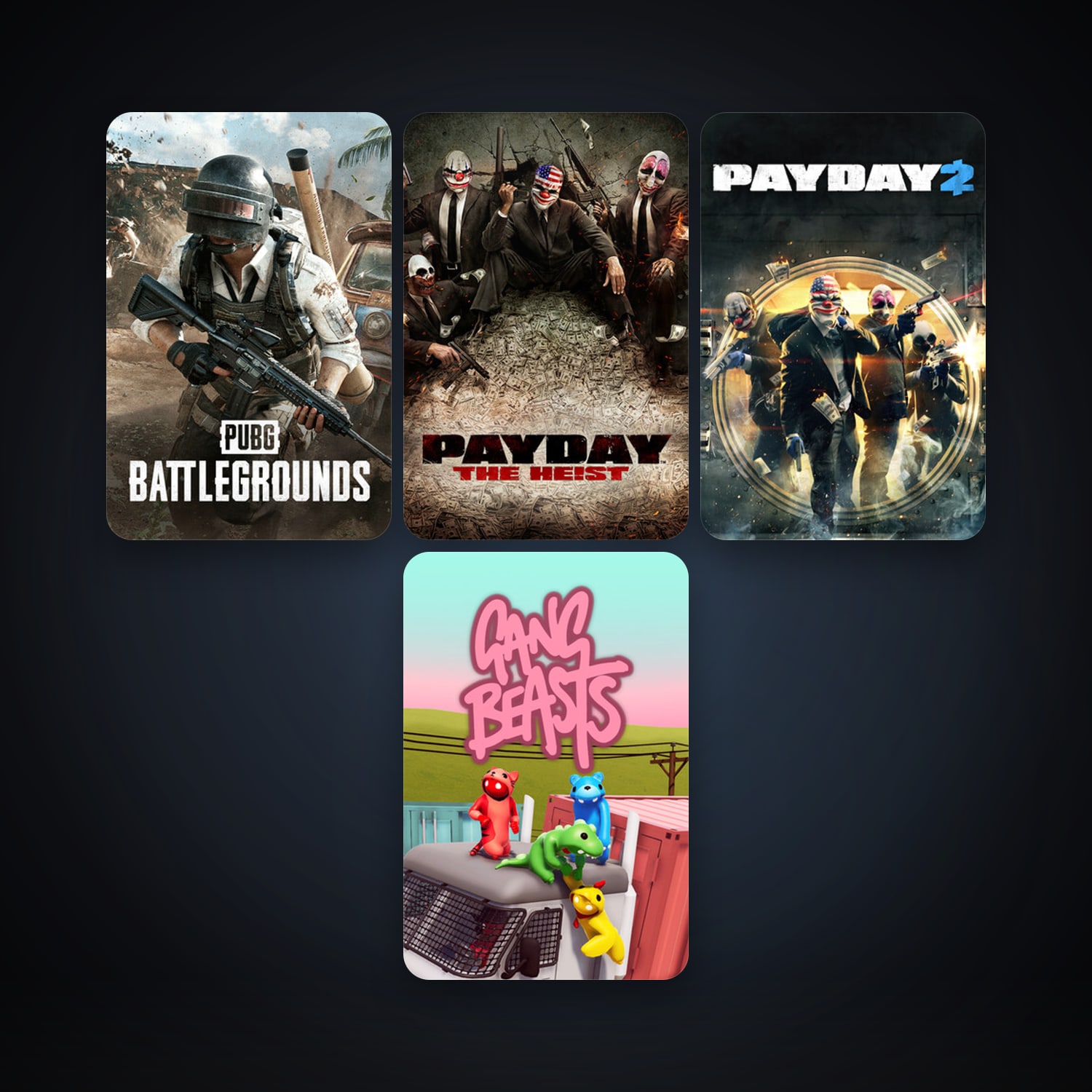 PAYDAY The Heist + PAYDAY 2, 5 games, clean — HabibiAccounts