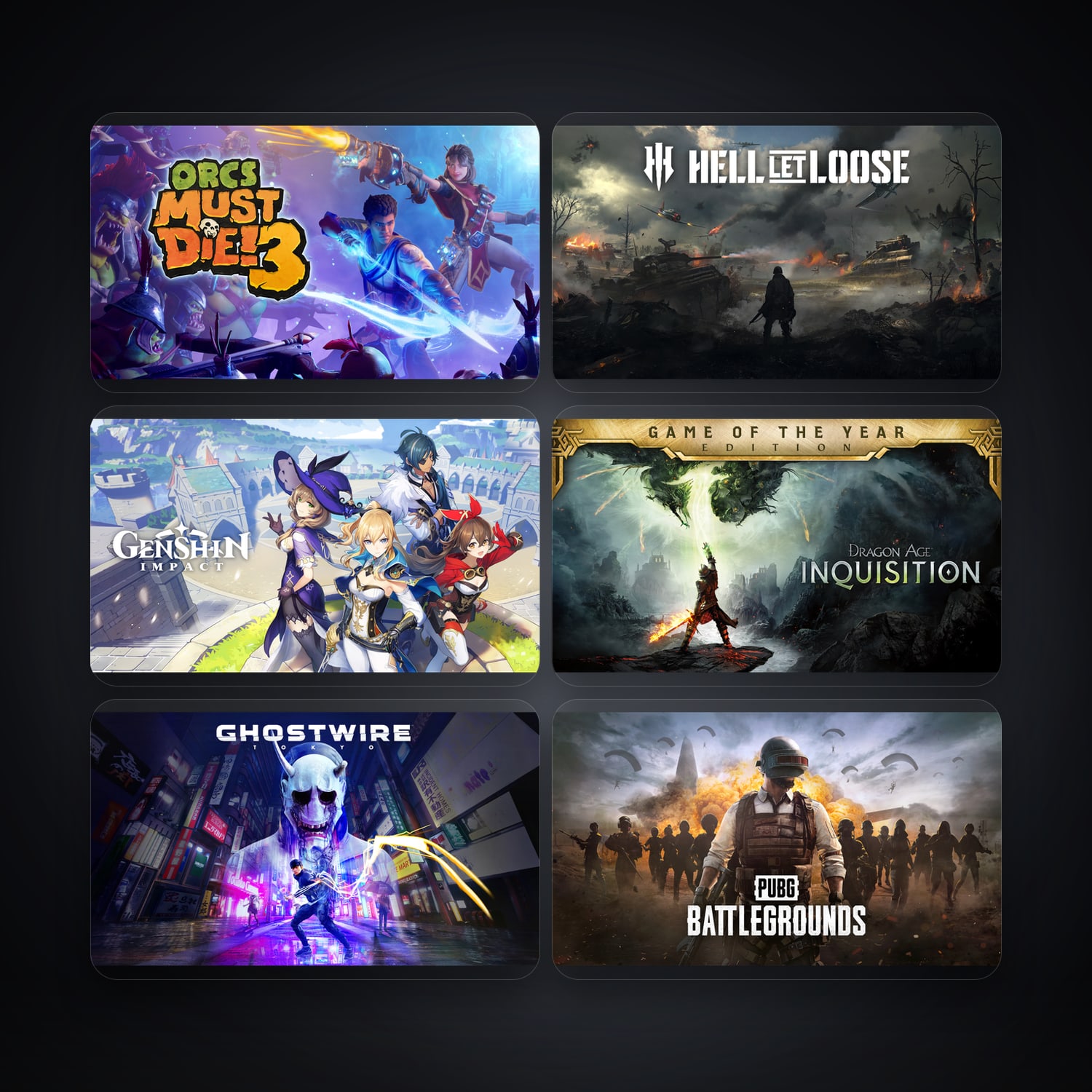 Orcs Must Die! 3 & Hell Let Loose | 7 Games — HabibiAccounts