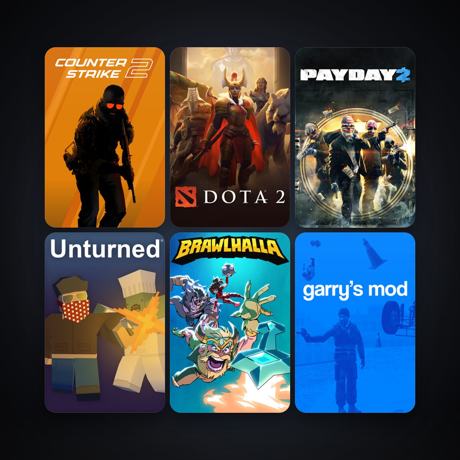 Dota 2 + CS2 Prime, 44 games, Steam 16, clean — HabibiAccounts