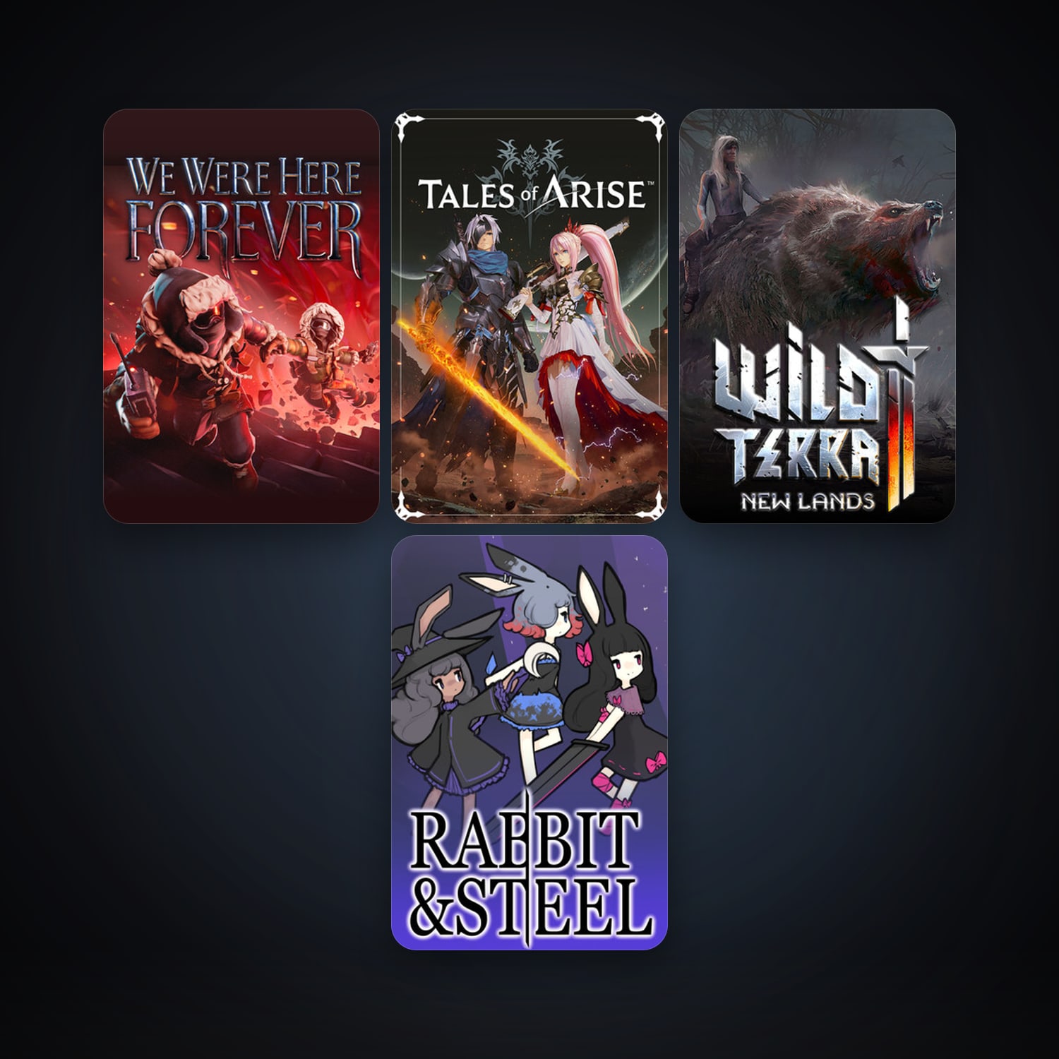 Tales of Arise + Wild Terra 2: New Lands, 5 games, clean — HabibiAccounts