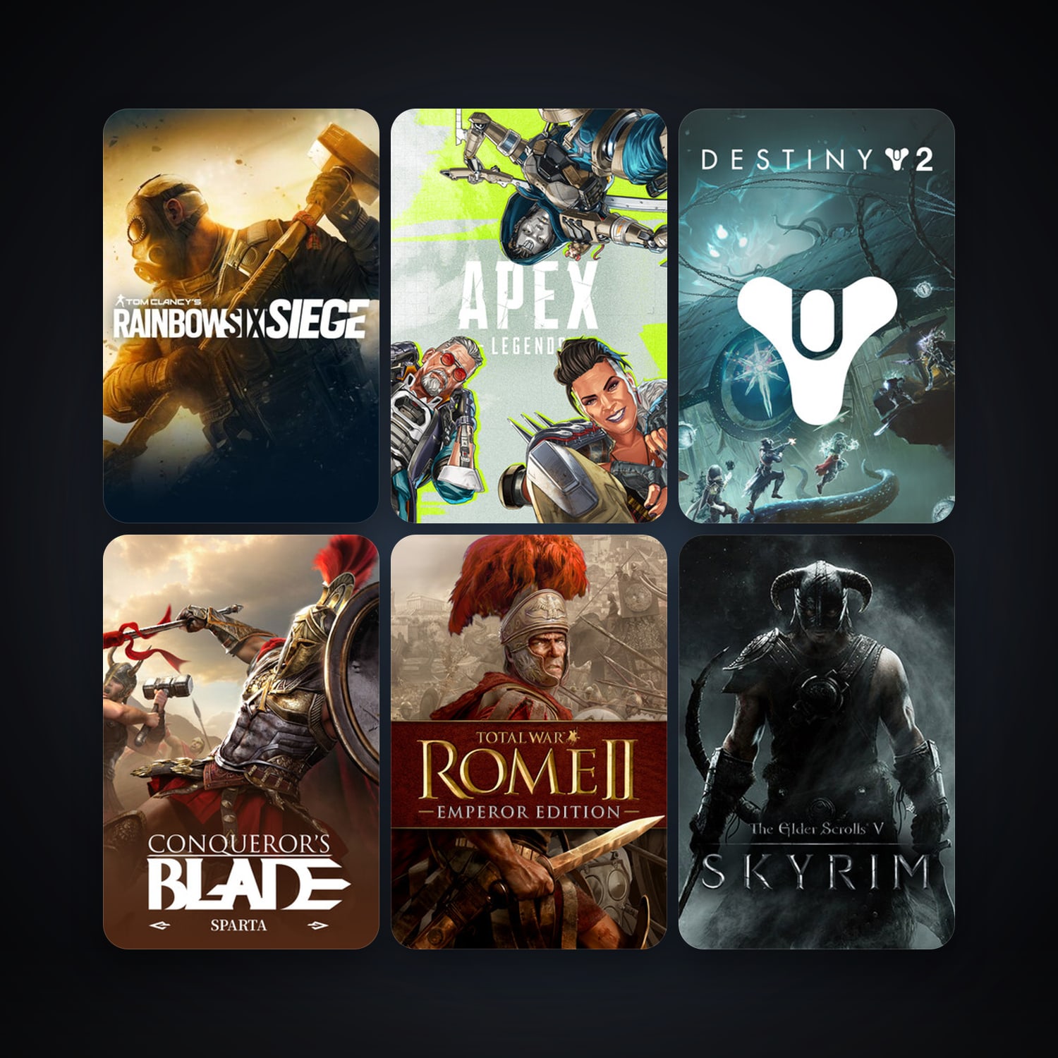 Free CS2 (No Prime) + The Elder Scrolls V: Skyrim, 55 games, clean — HabibiAccounts