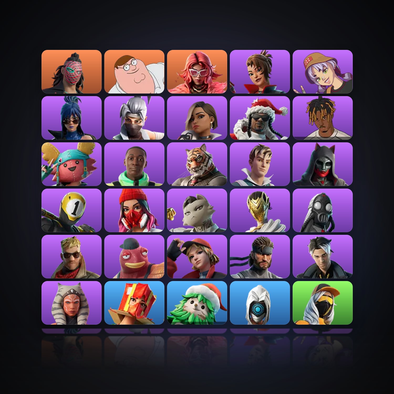 Fortnite | 32 Skins | 200 V-Bucks | Level 1393 | 119 Wins — HabibiAccounts