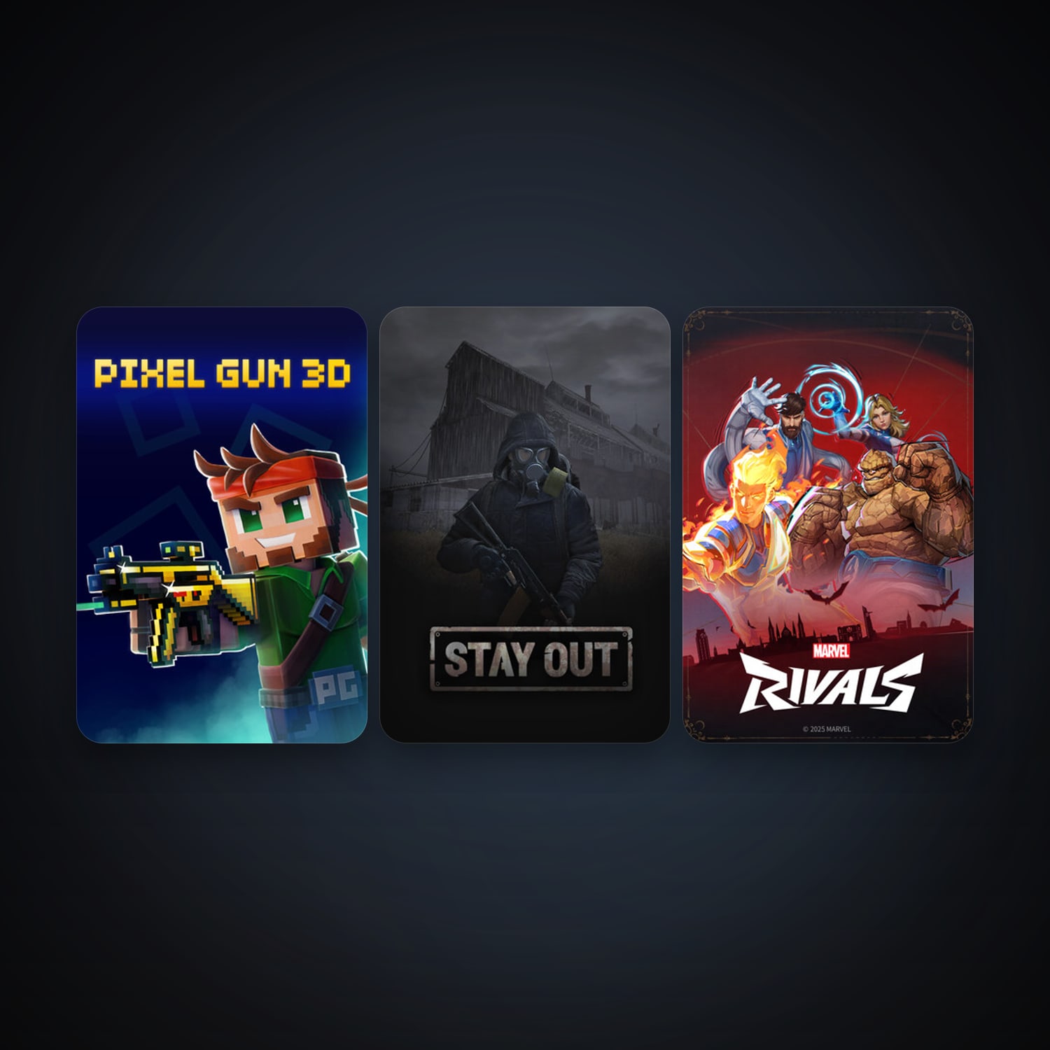 Pixel Gun 3D: PC Edition & Stay Out — HabibiAccounts