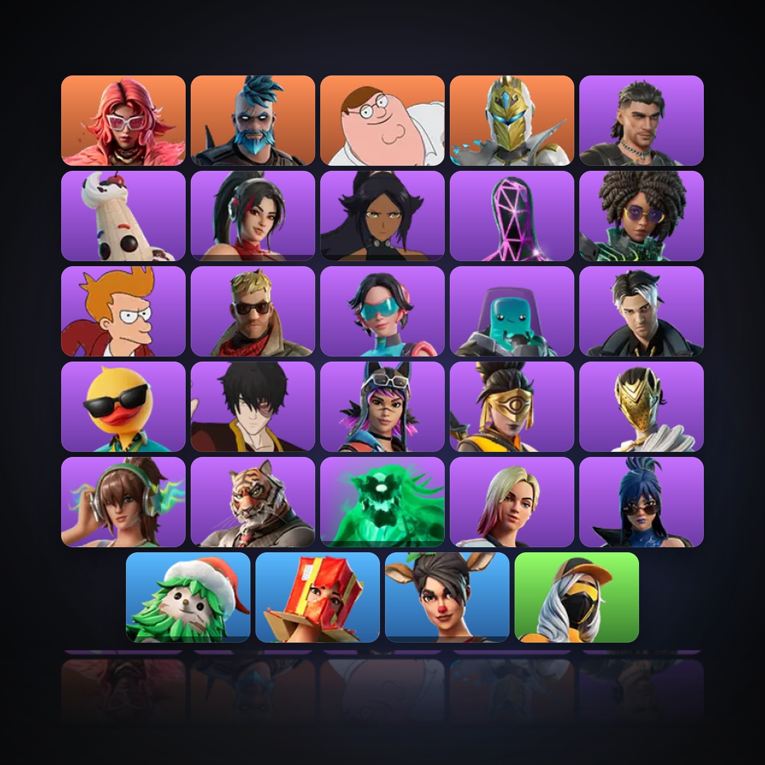 Fortnite | 29 Skins | 100 V-Bucks | Level 374 | 23 Wins — HabibiAccounts