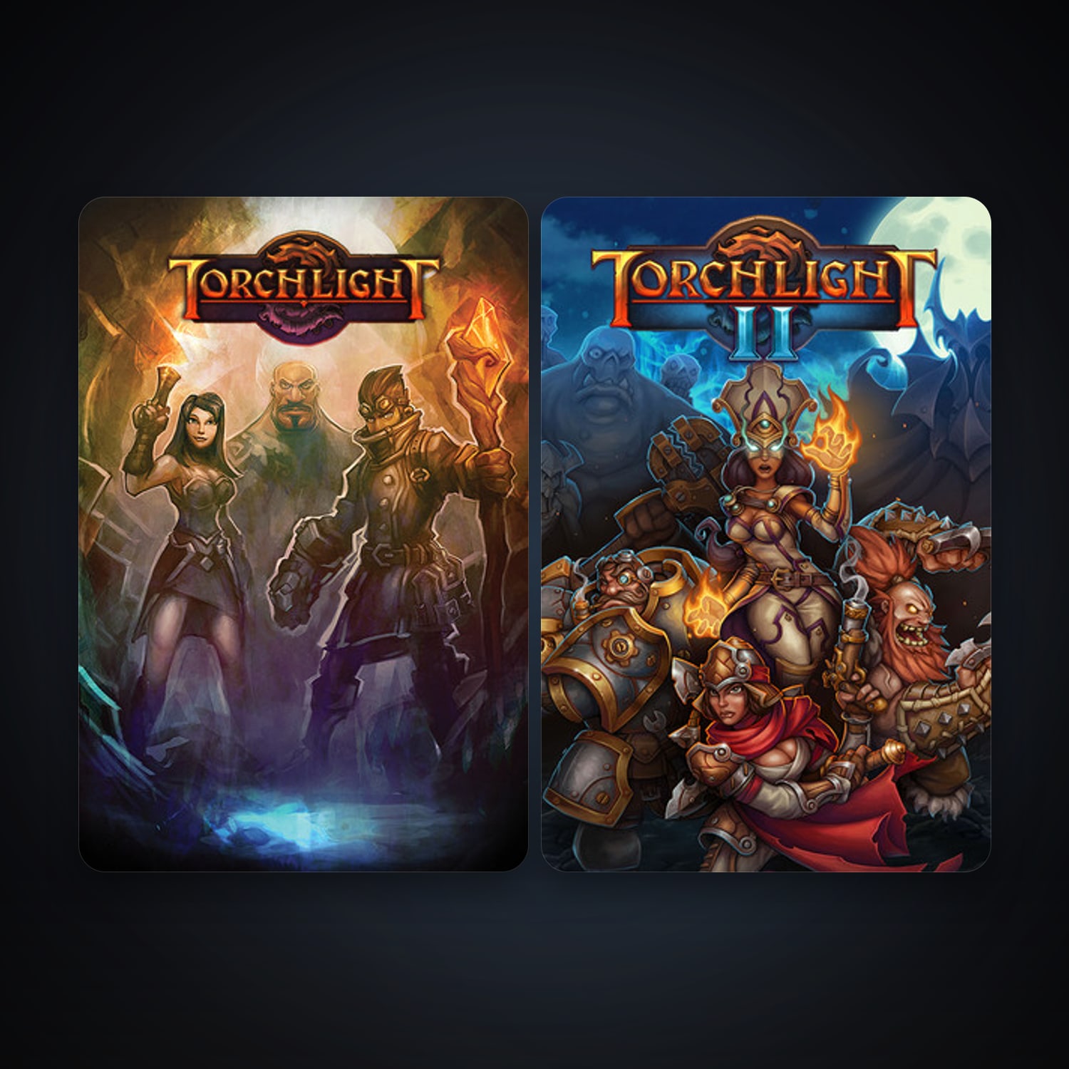 Torchlight + Torchlight II, 2 games, clean — HabibiAccounts