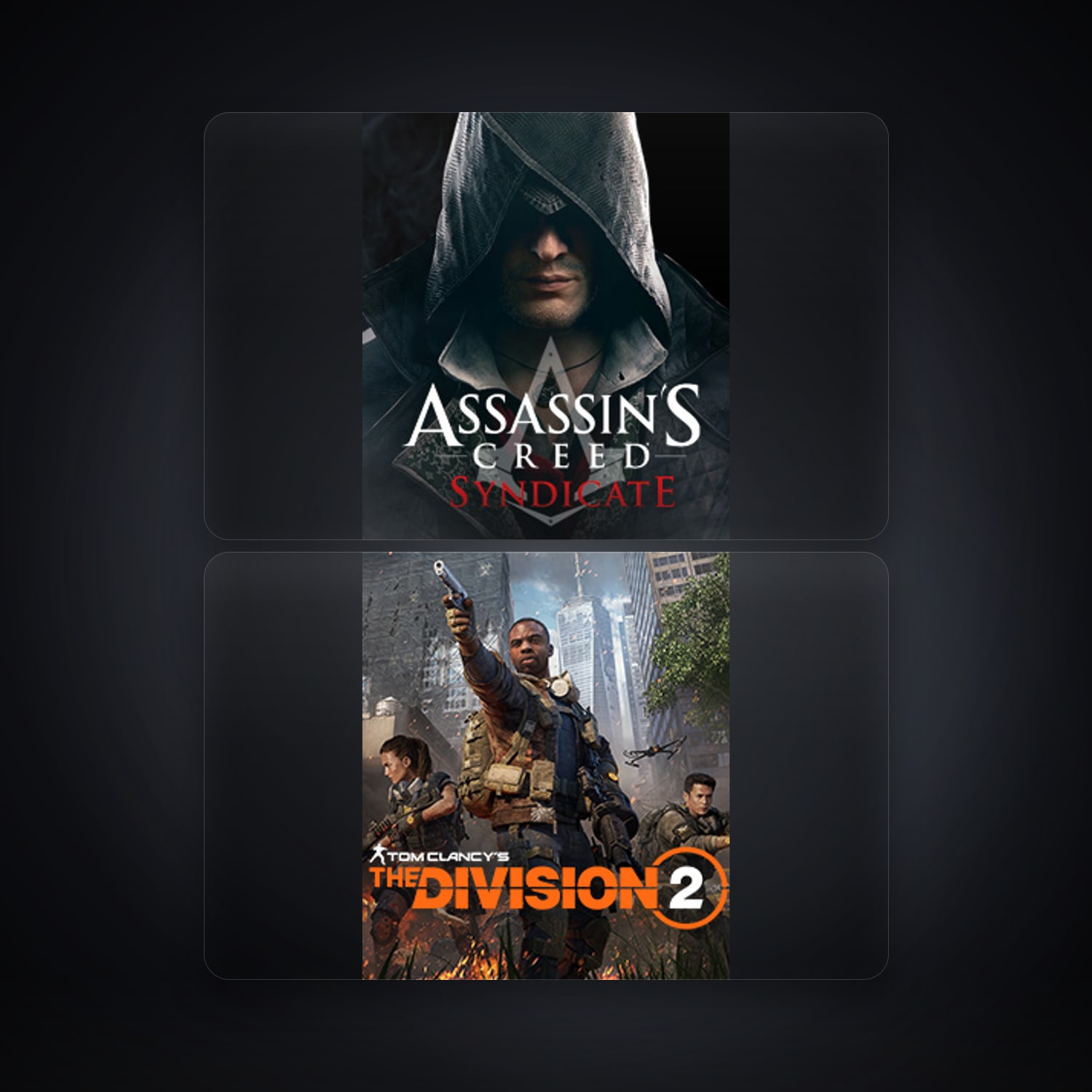 Ubisoft Assassin's Creed Syndicate + Tom Clancy's The Division 2 — ID — HabibiAccounts