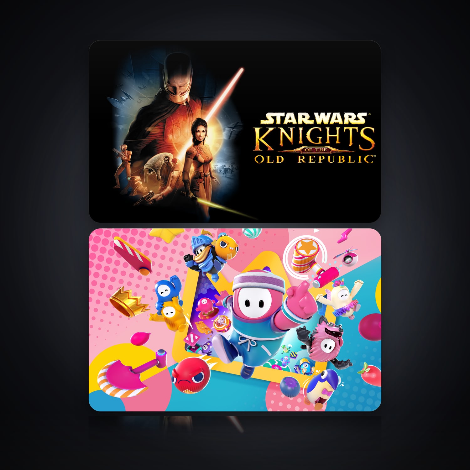 STAR WARS Knights of the Old Republic & Fall Guys | 2 Games — HabibiAccounts