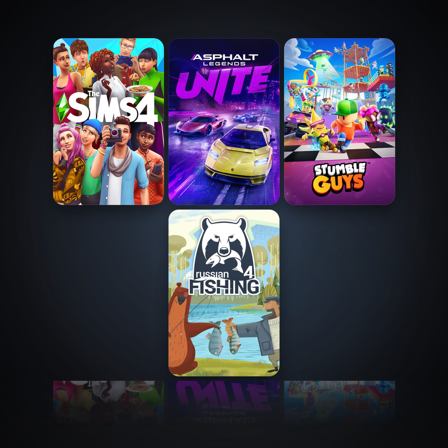 The Sims 4 & Asphalt Legends Unite | 12 Games | Clean — HabibiAccounts