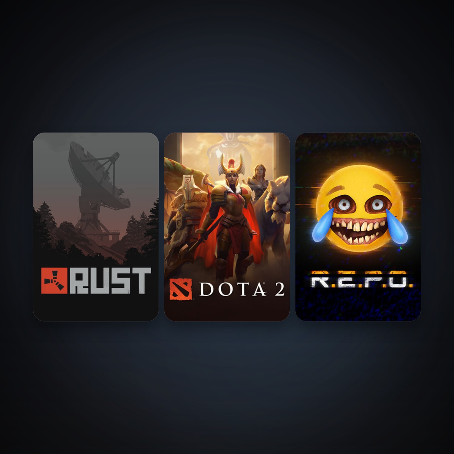 Dota 2 + Rust, 4 games, clean — HabibiAccounts