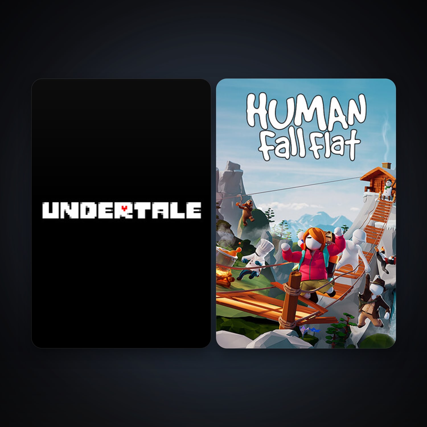 Undertale + Human: Fall Flat, 2 games, clean — HabibiAccounts