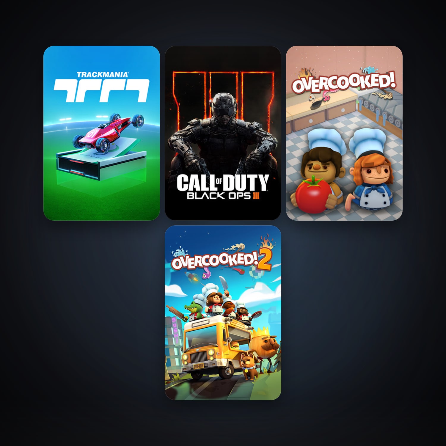 Call of Duty: Black Ops III + Overcooked, 9 games, clean — HabibiAccounts