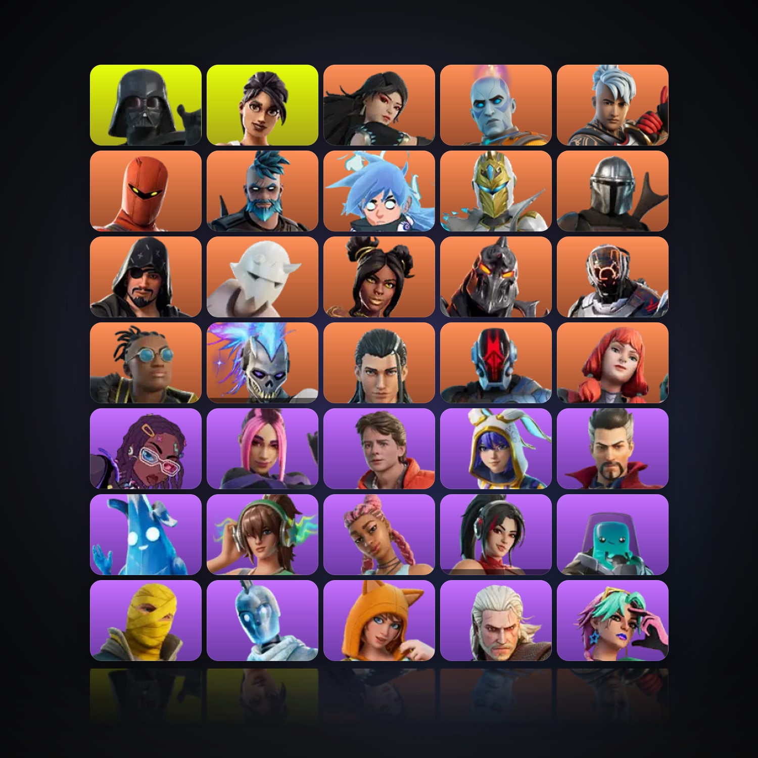 Fortnite | 123 Skins | 1.7K V-Bucks | Level 1550 | 134 Wins — HabibiAccounts