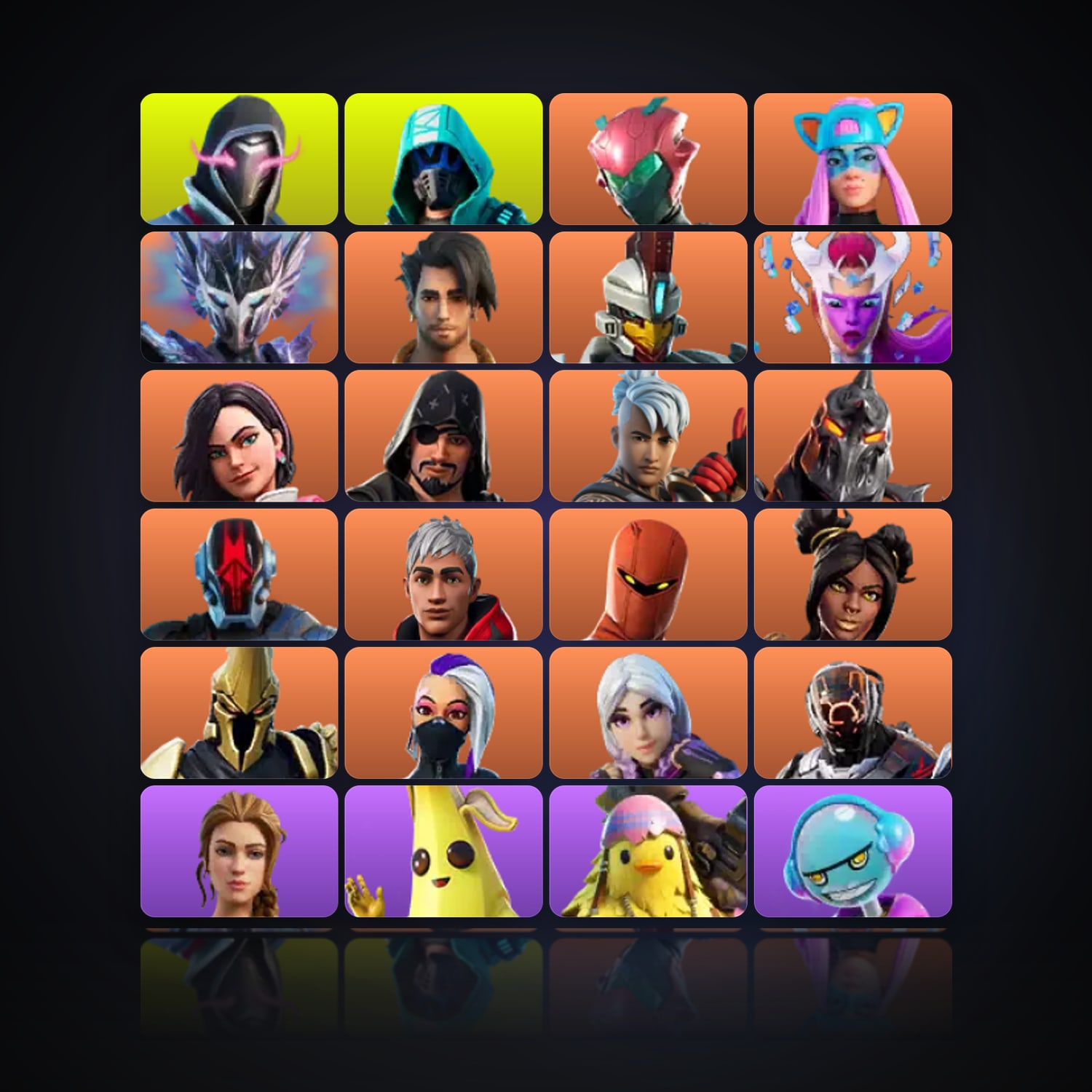 Fortnite | 84 Skins | 550 V-Bucks | Level 2289 | 284 Wins — HabibiAccounts