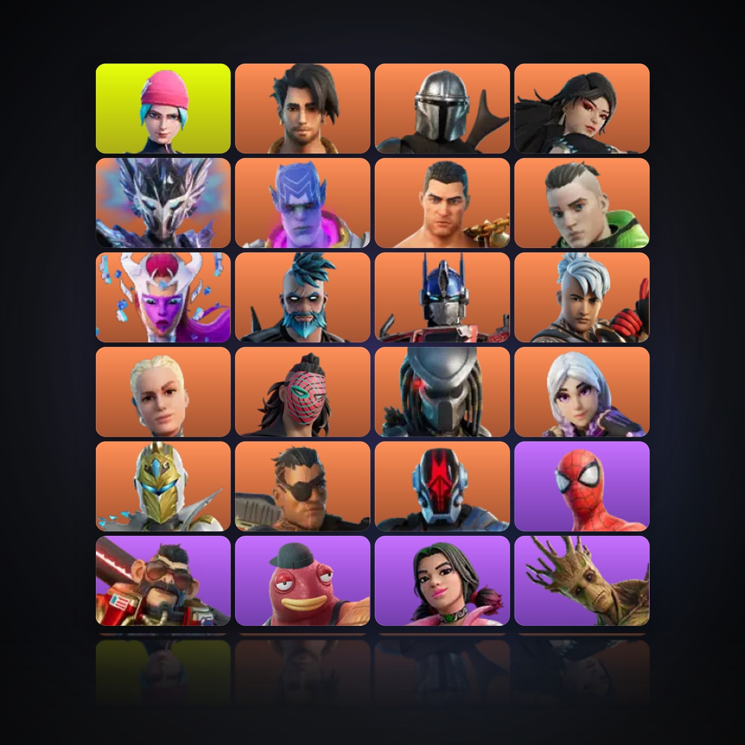 Fortnite | 97 Skins | 350 V-Bucks | Level 1678 | 129 Wins — HabibiAccounts