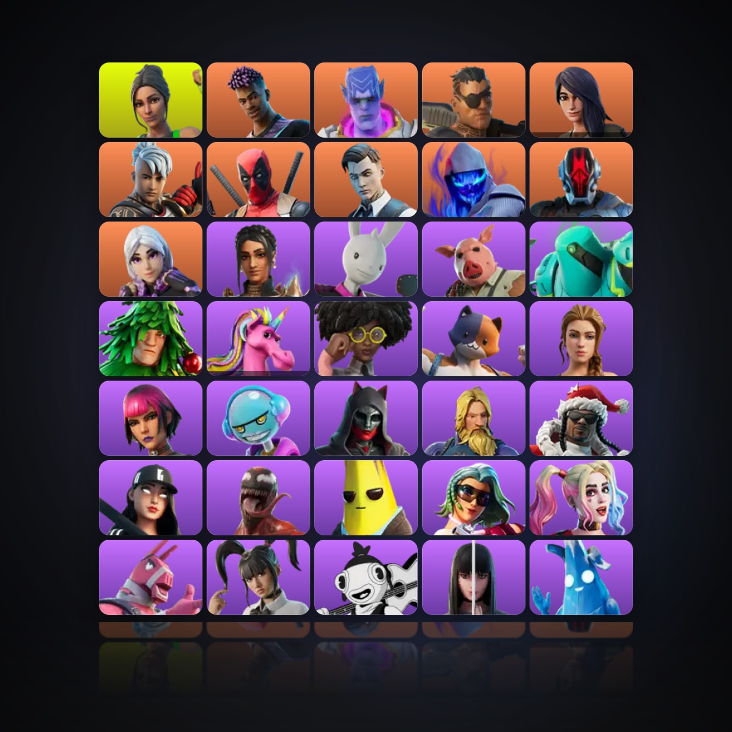 Fortnite | 74 Skins | 450 V-Bucks | Level 2852 | 422 Wins — HabibiAccounts